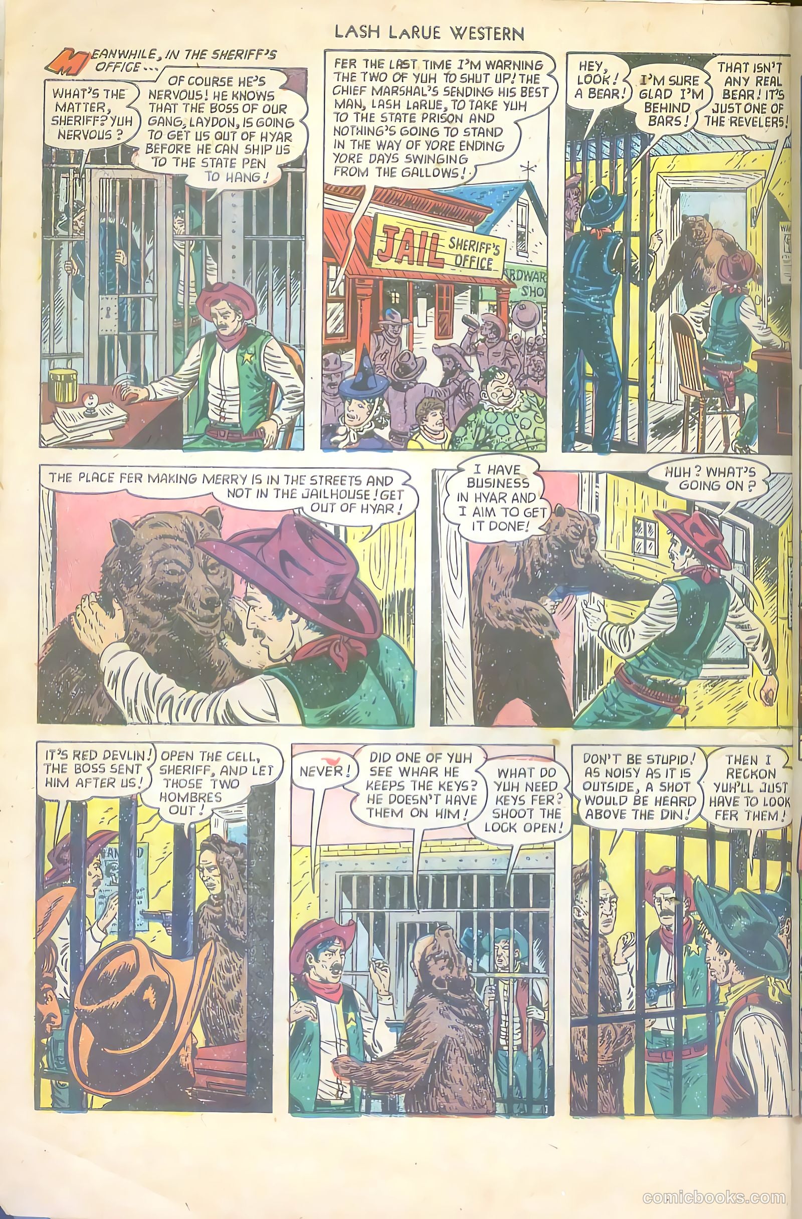 Lash LaRue Western #43 — page 4 of 36
