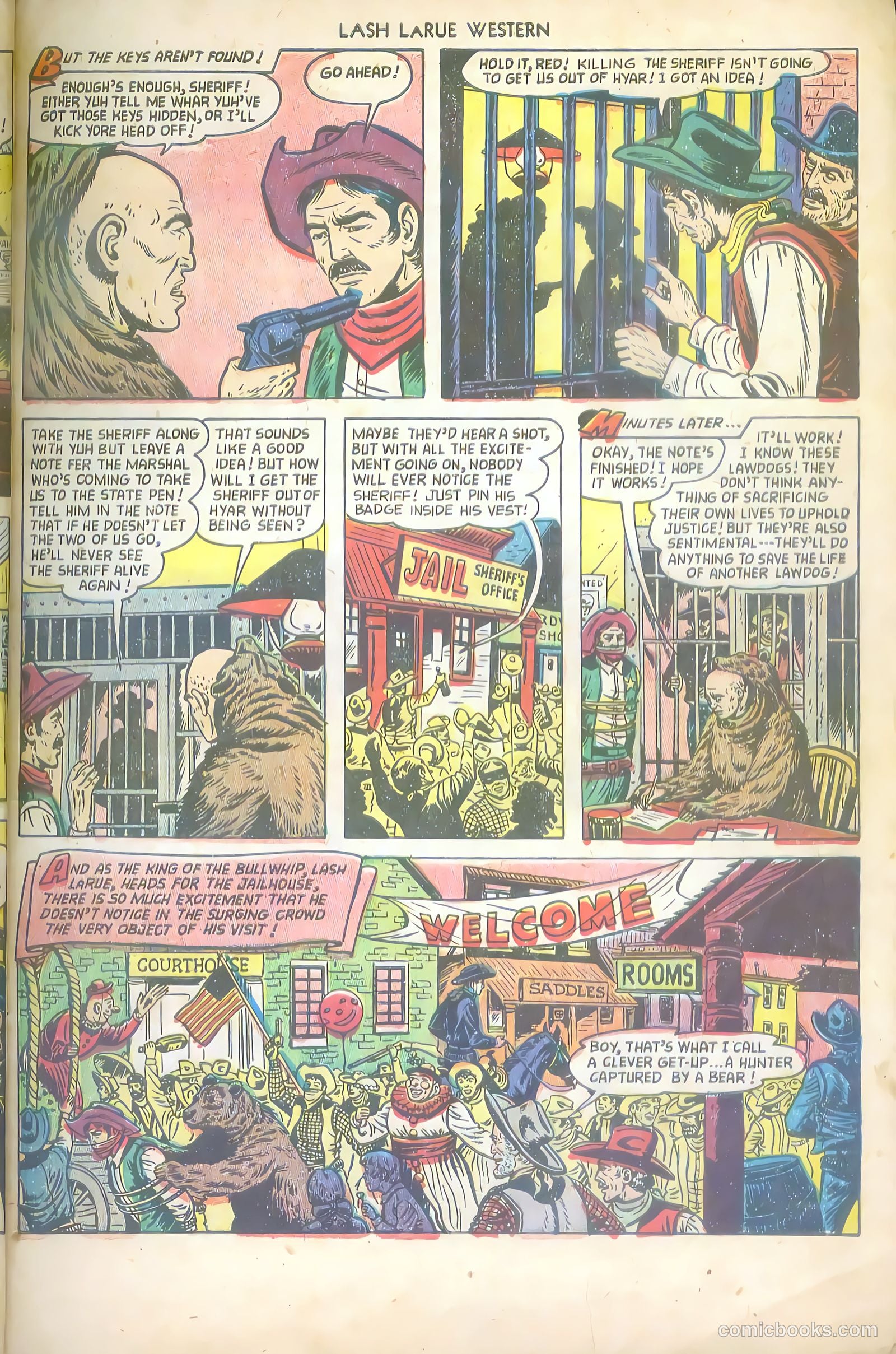 Lash LaRue Western #43 — page 5 of 36