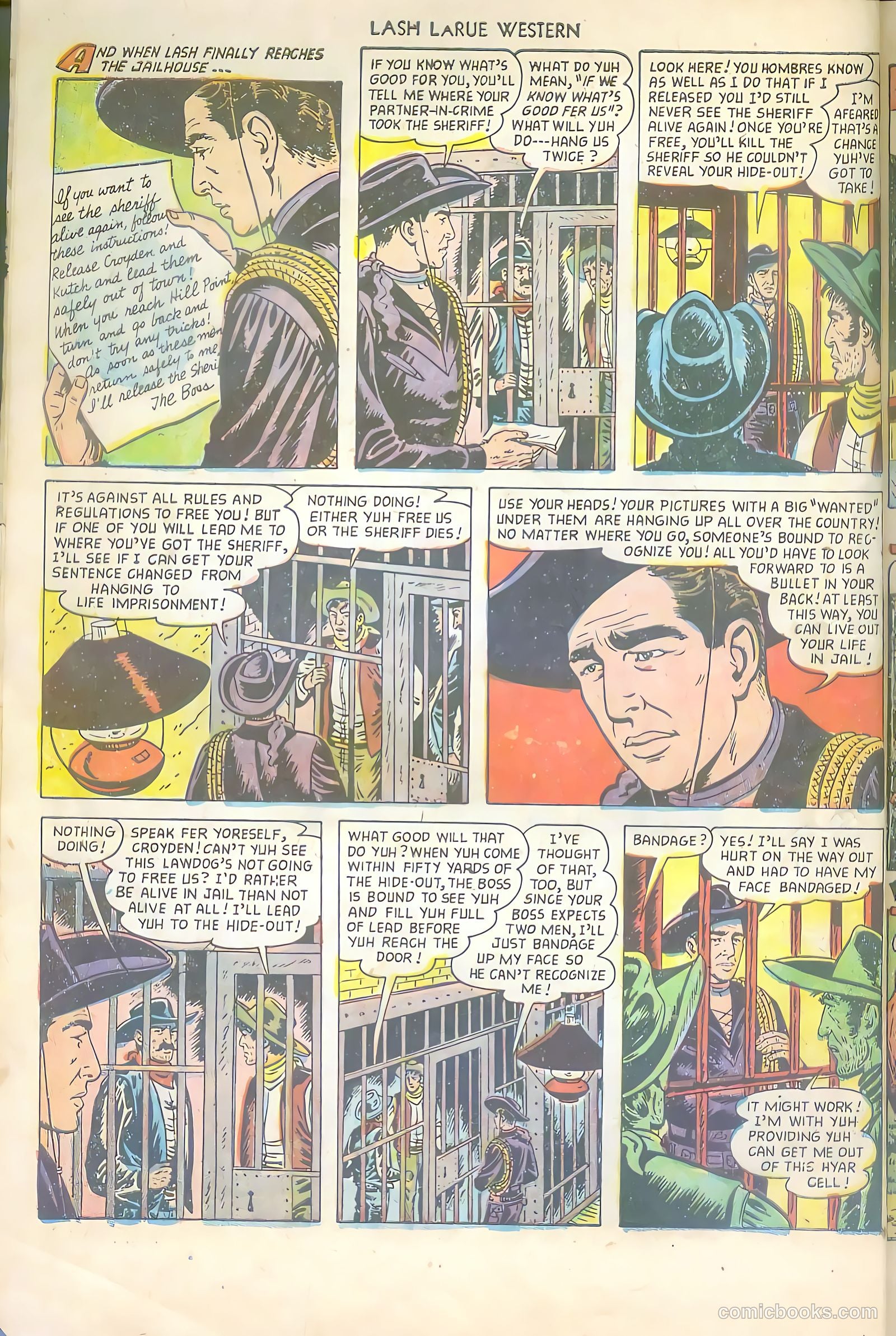 Lash LaRue Western #43 — page 6 of 36