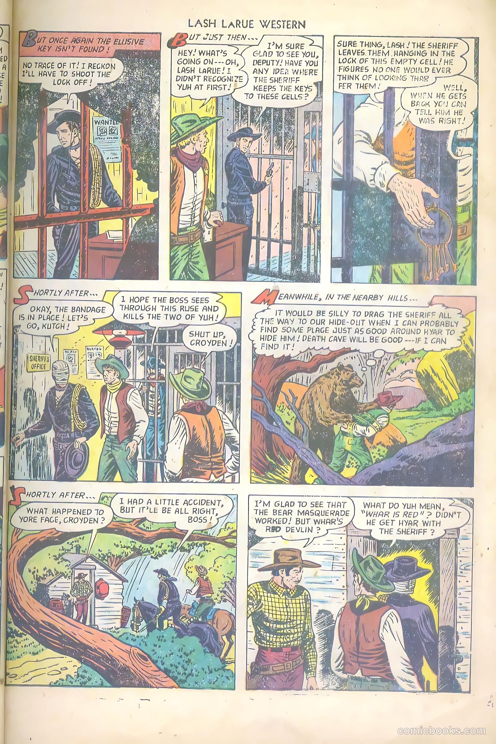 Lash LaRue Western #43 — page 7 of 36