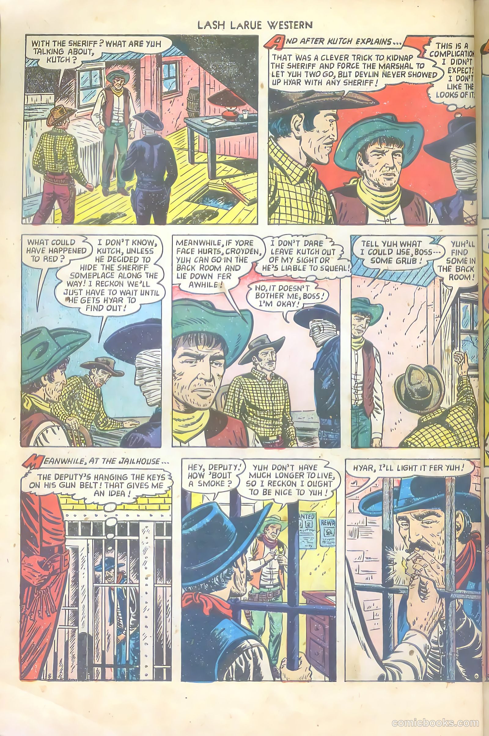 Lash LaRue Western #43 — page 8 of 36