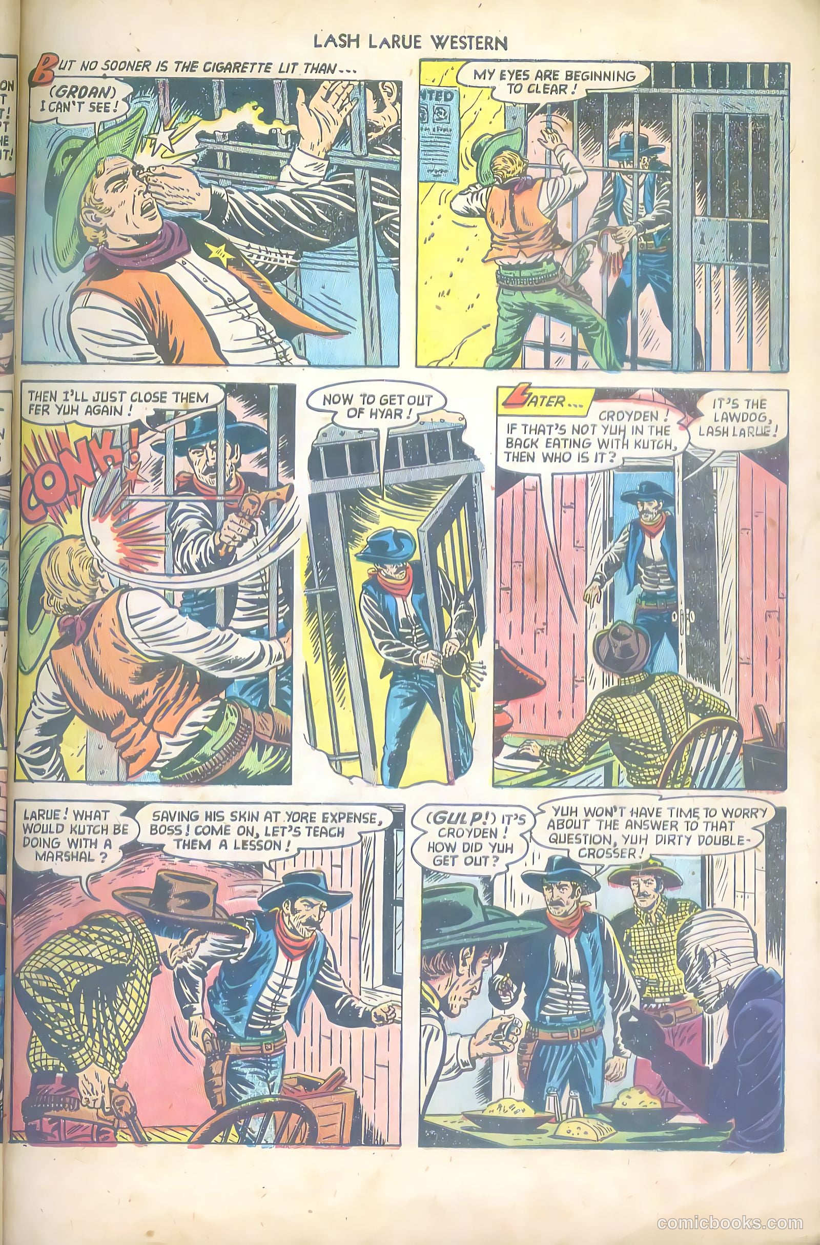 Lash LaRue Western #43 — page 9 of 36