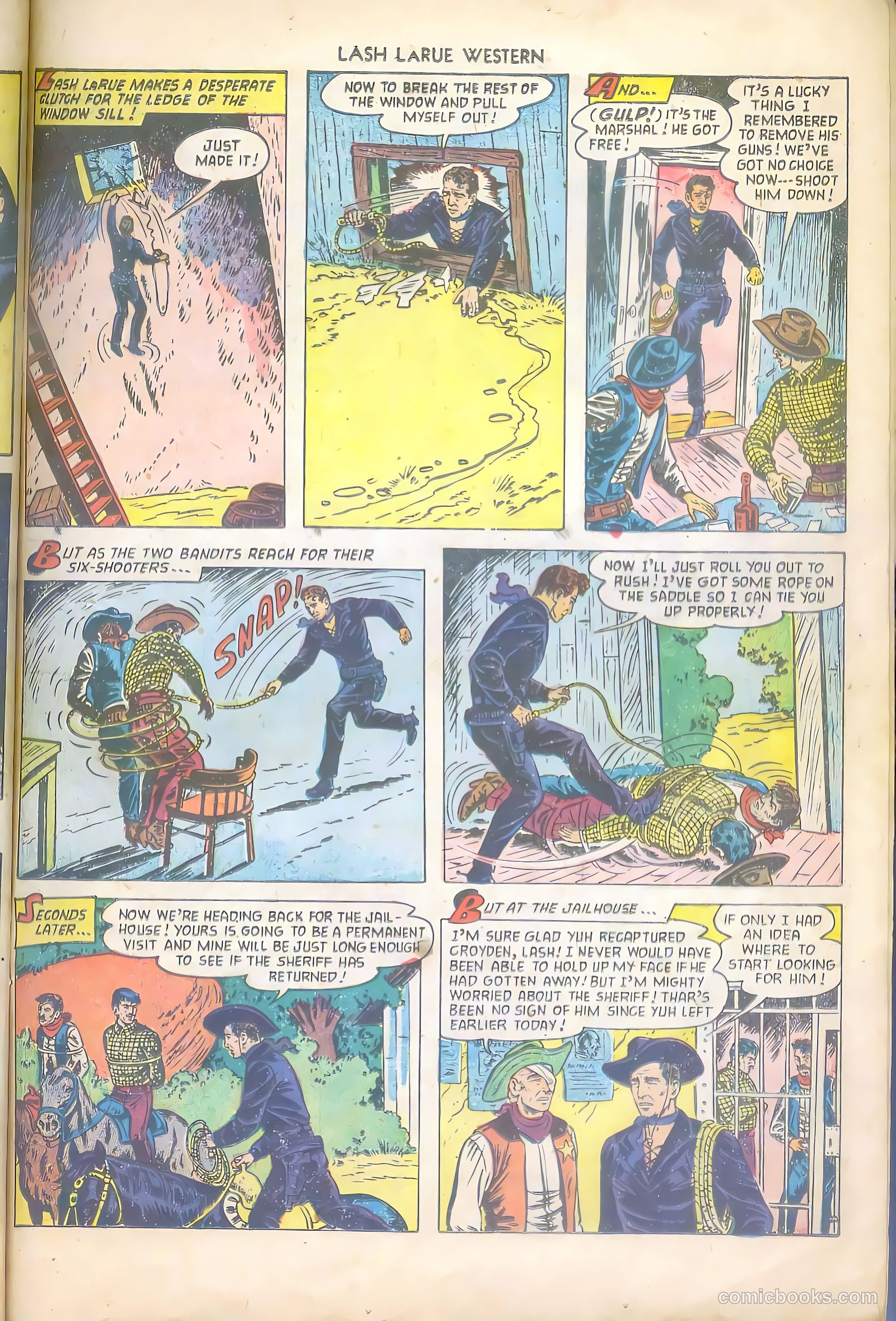 Lash LaRue Western #43 — page 13 of 36
