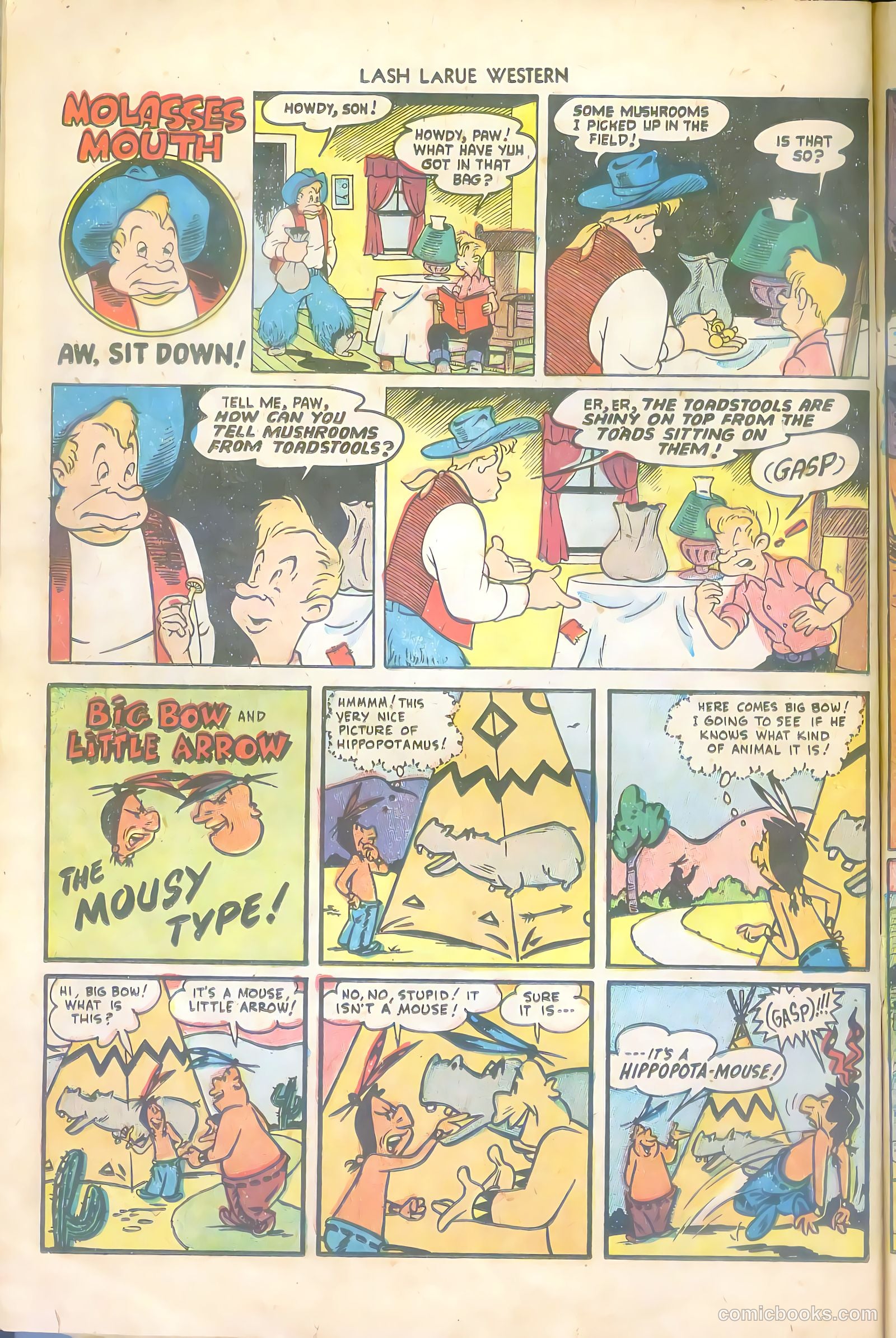 Lash LaRue Western #43 — page 16 of 36