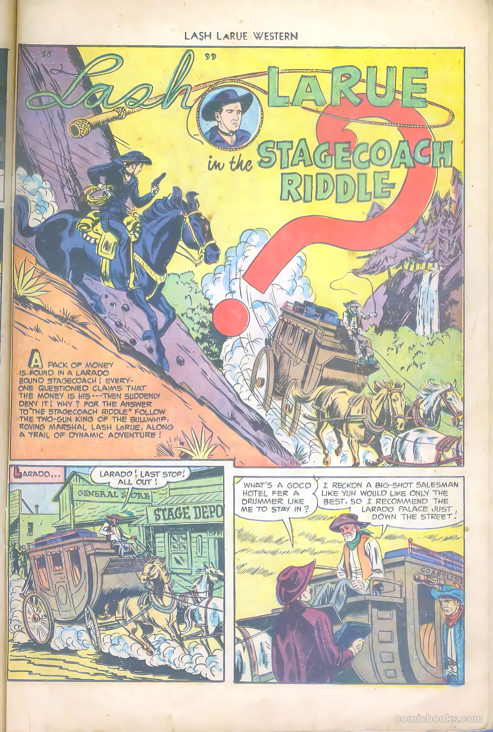 Lash LaRue Western #43 — page 17 of 36