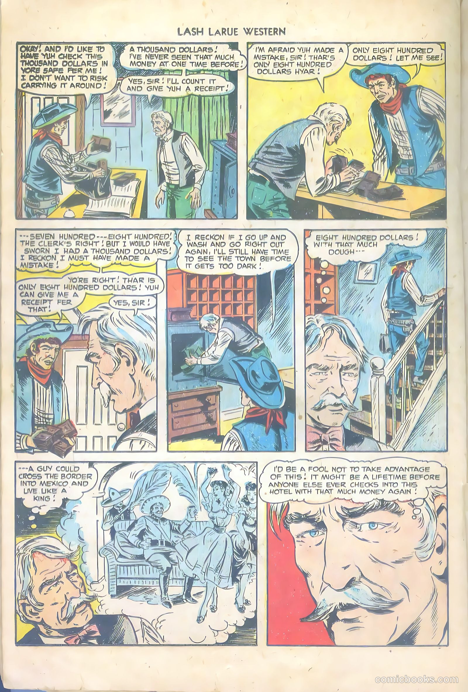 Lash LaRue Western #43 — page 20 of 36