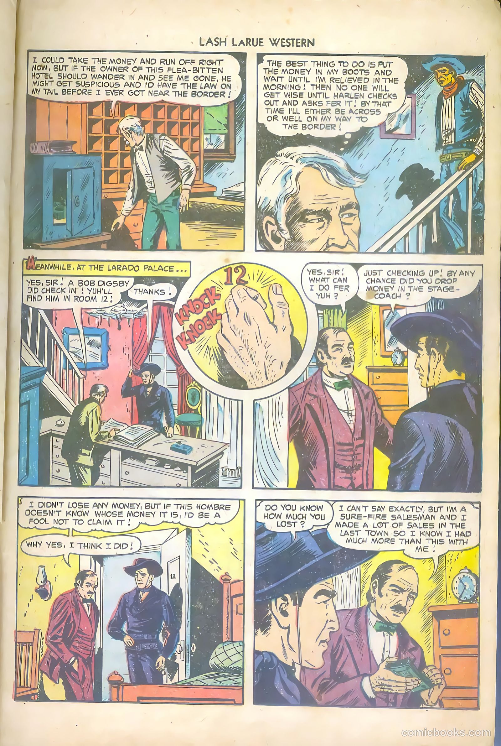 Lash LaRue Western #43 — page 21 of 36