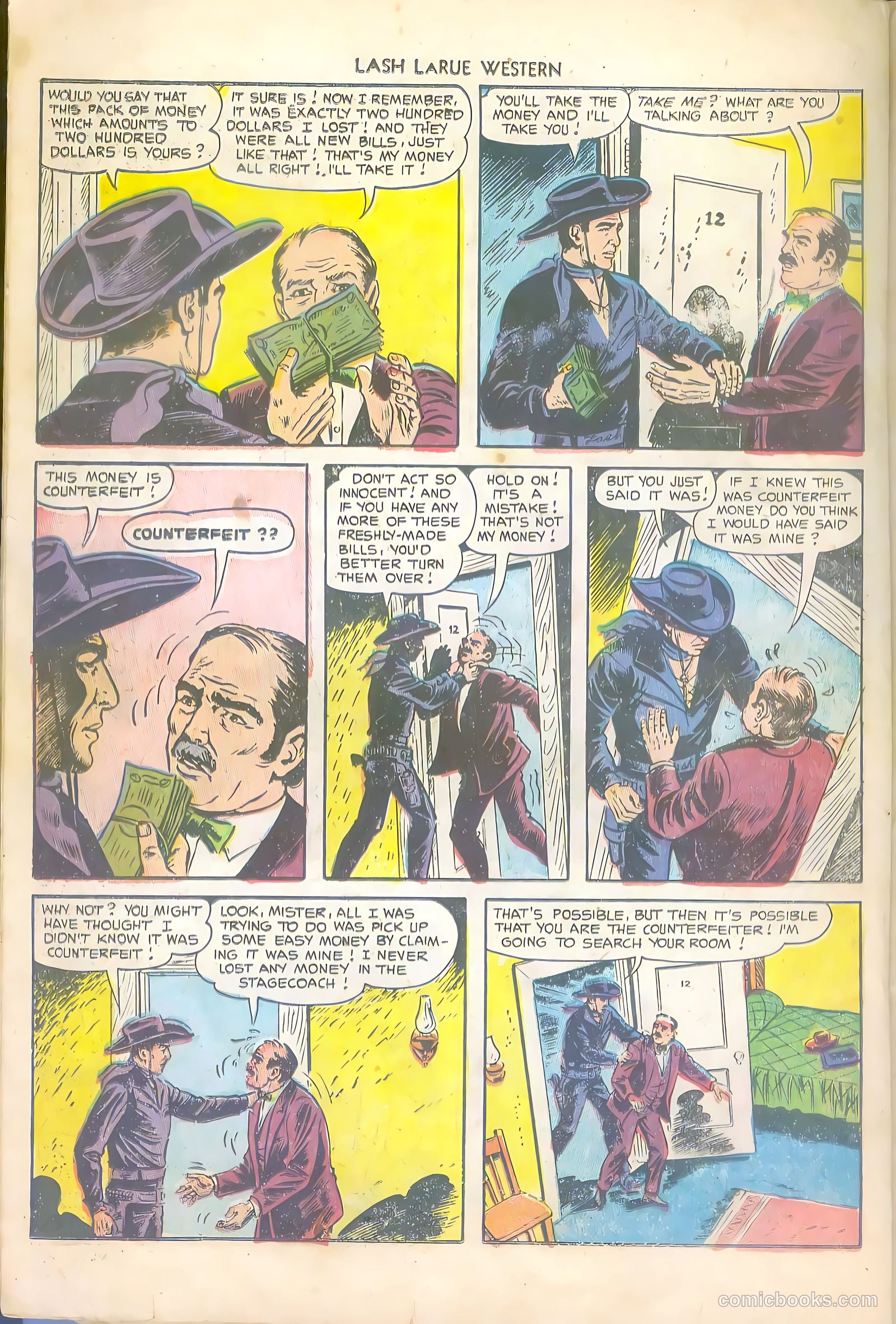 Lash LaRue Western #43 — page 22 of 36