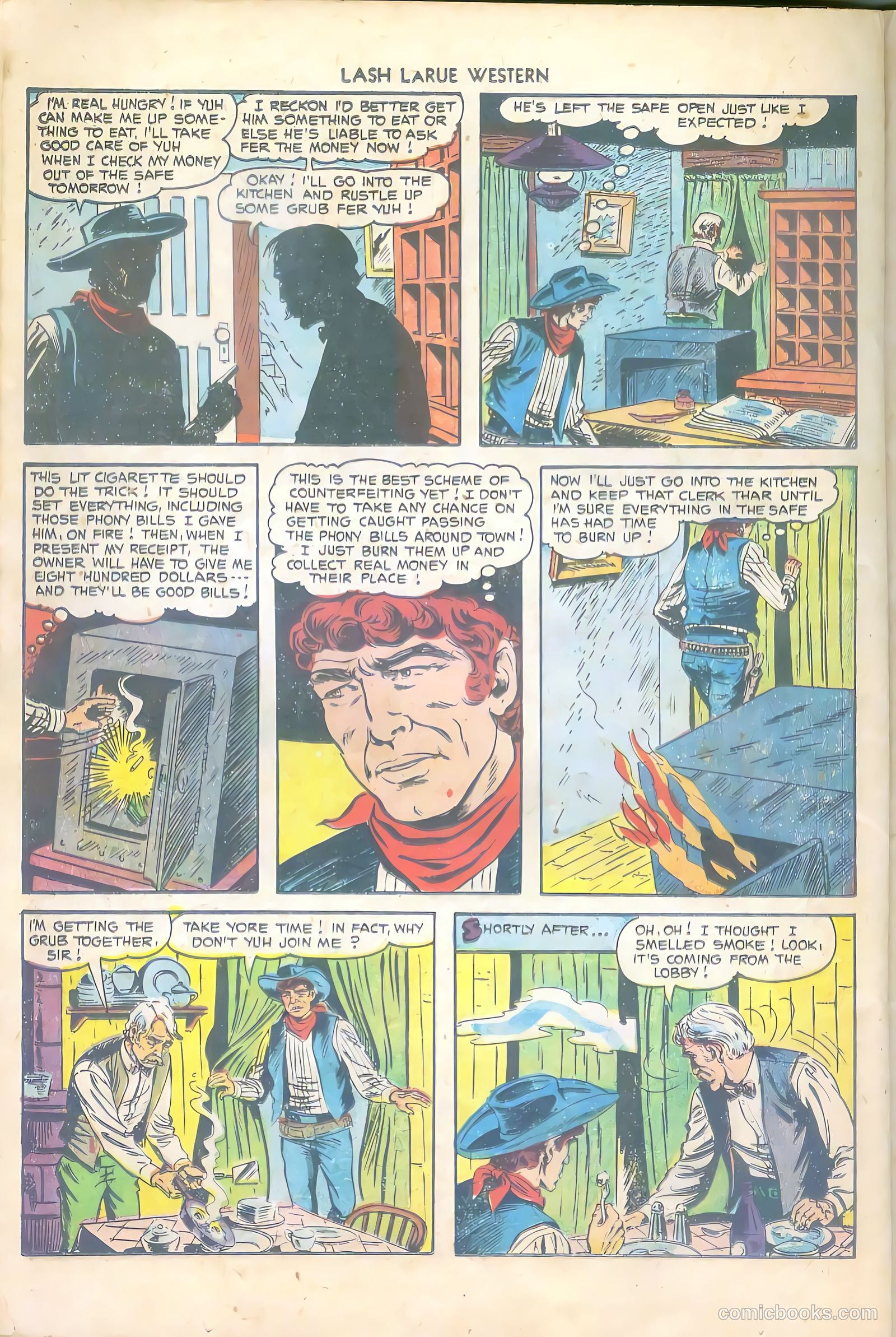Lash LaRue Western #43 — page 24 of 36