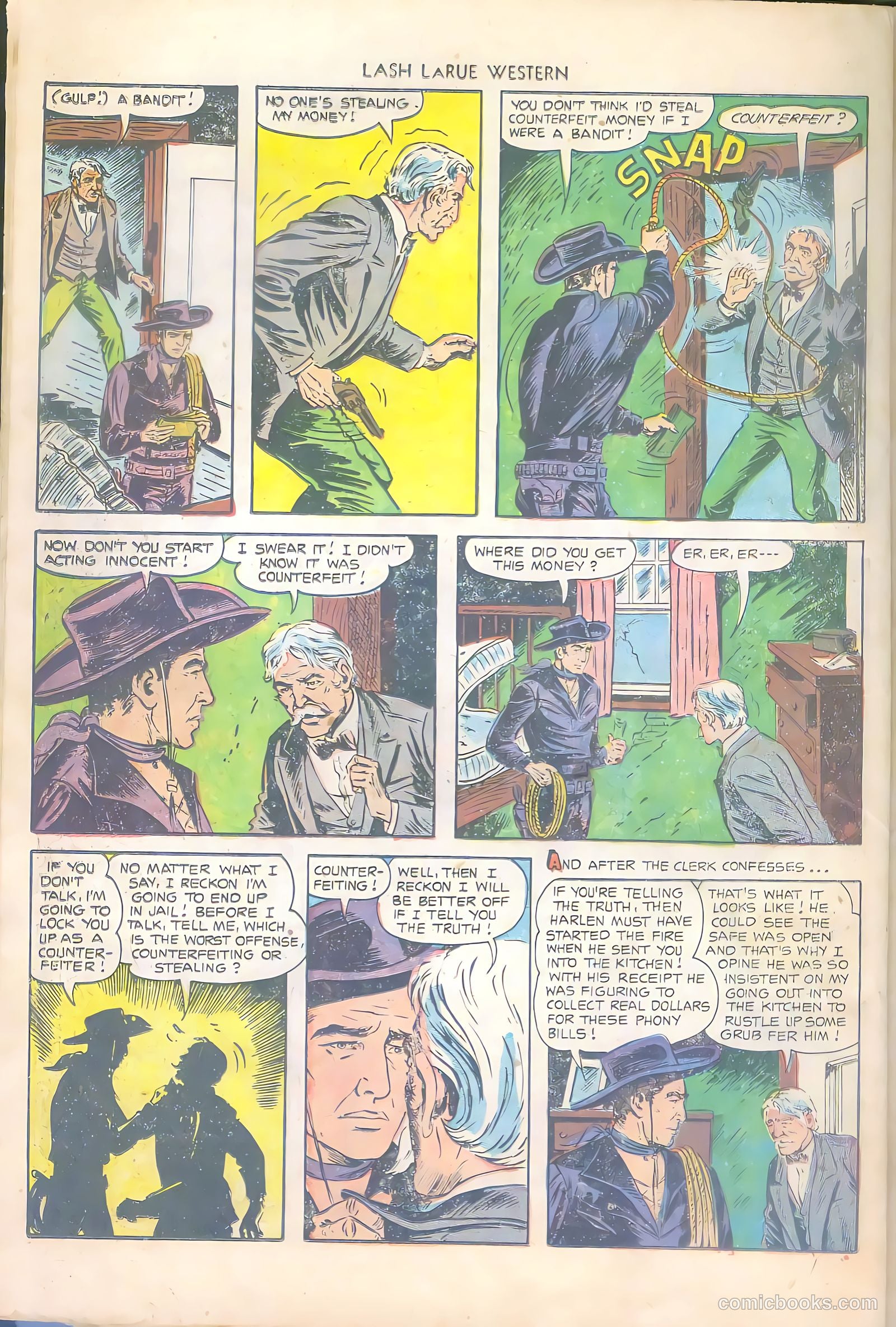 Lash LaRue Western #43 — page 26 of 36