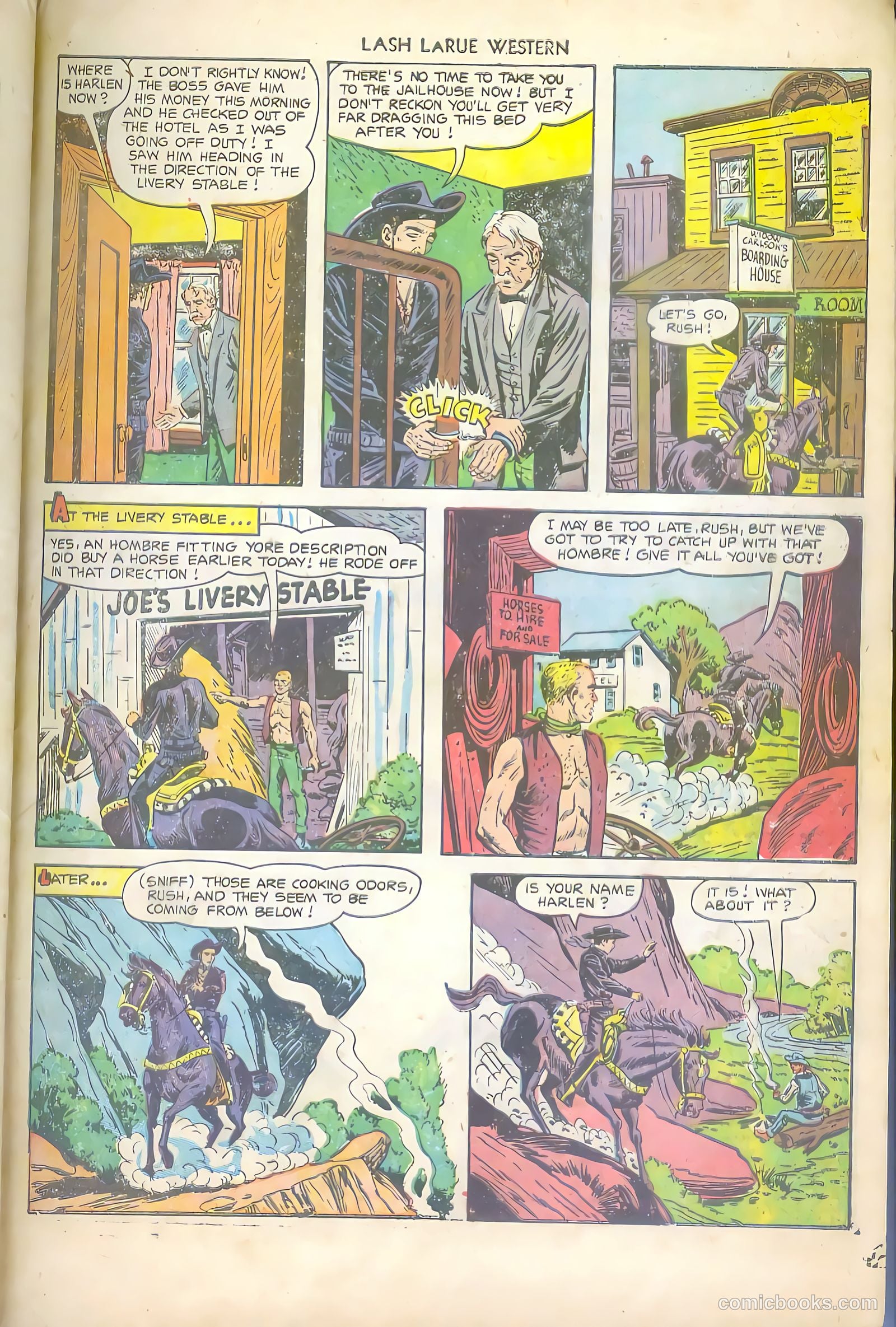 Lash LaRue Western #43 — page 27 of 36