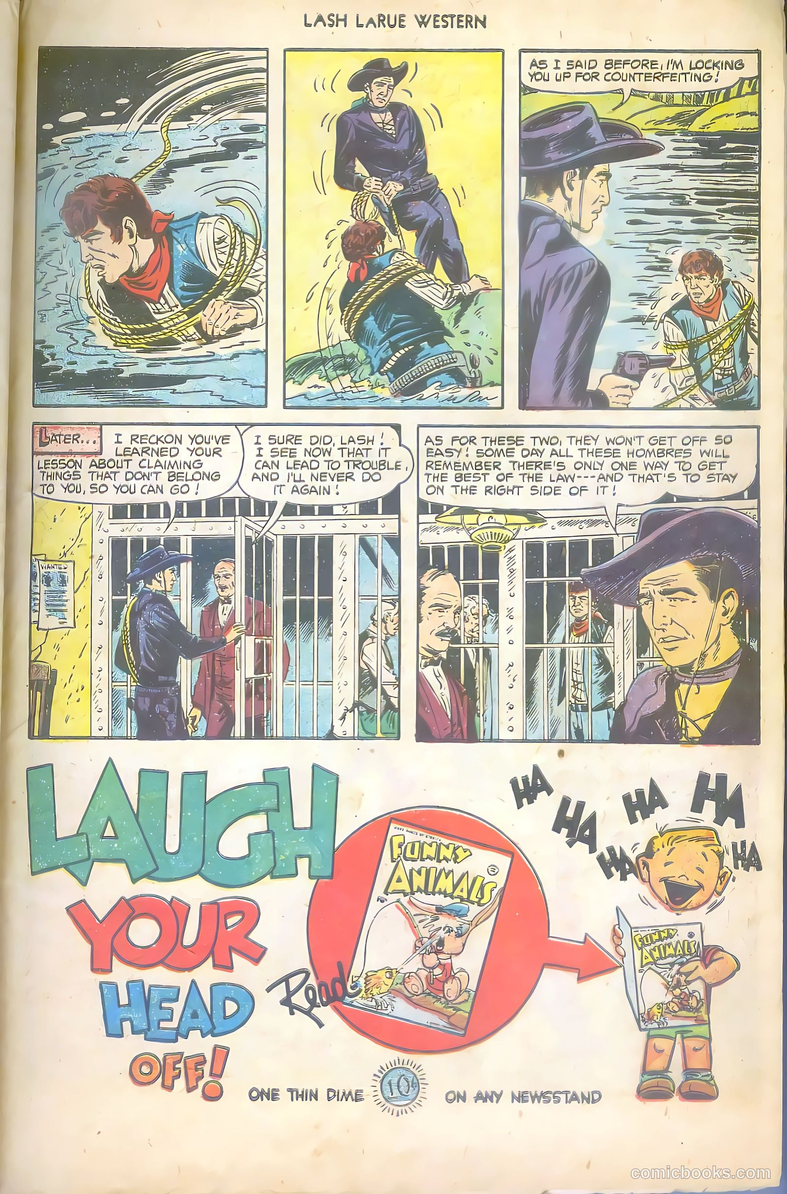 Lash LaRue Western #43 — page 29 of 36