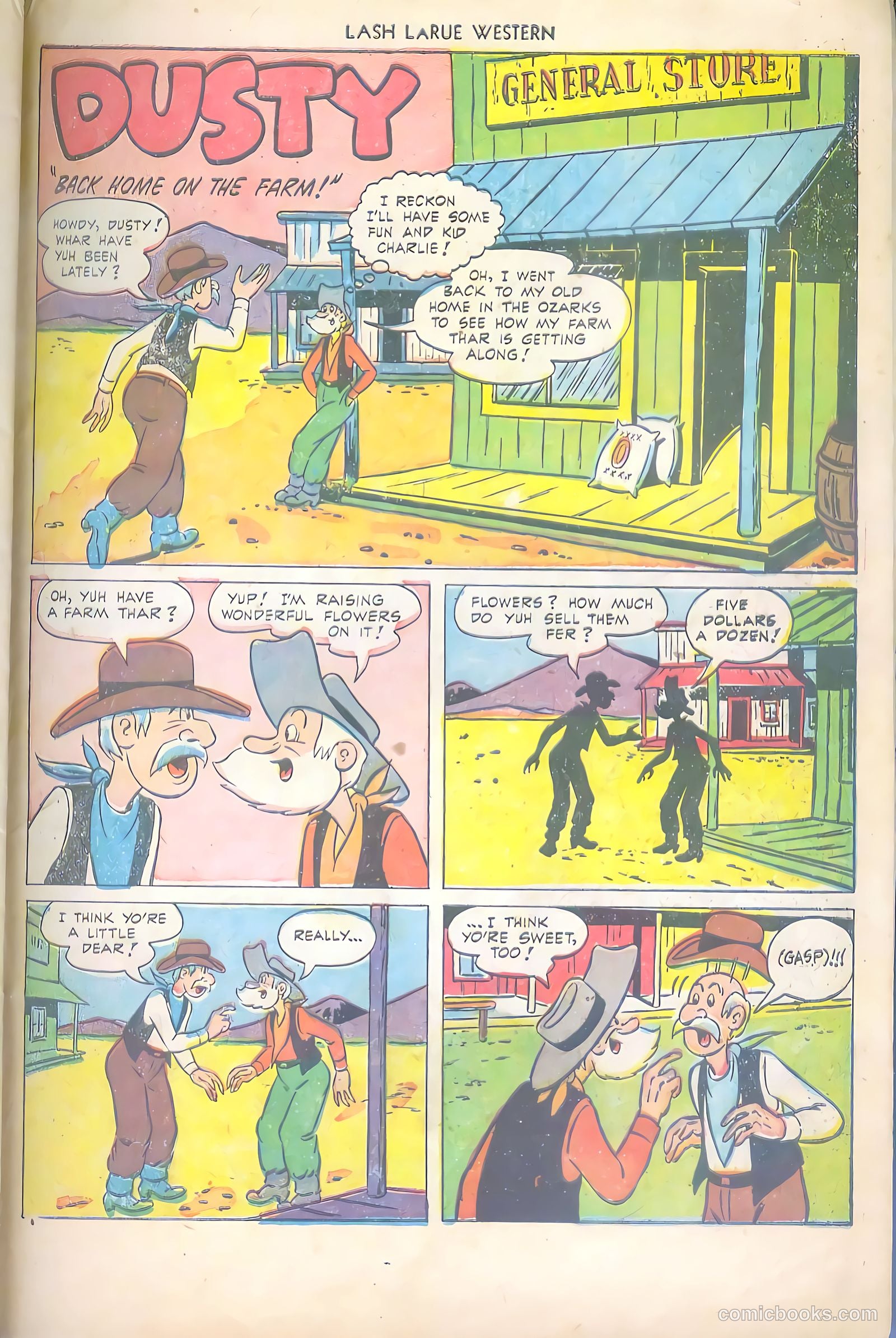 Lash LaRue Western #43 — page 31 of 36