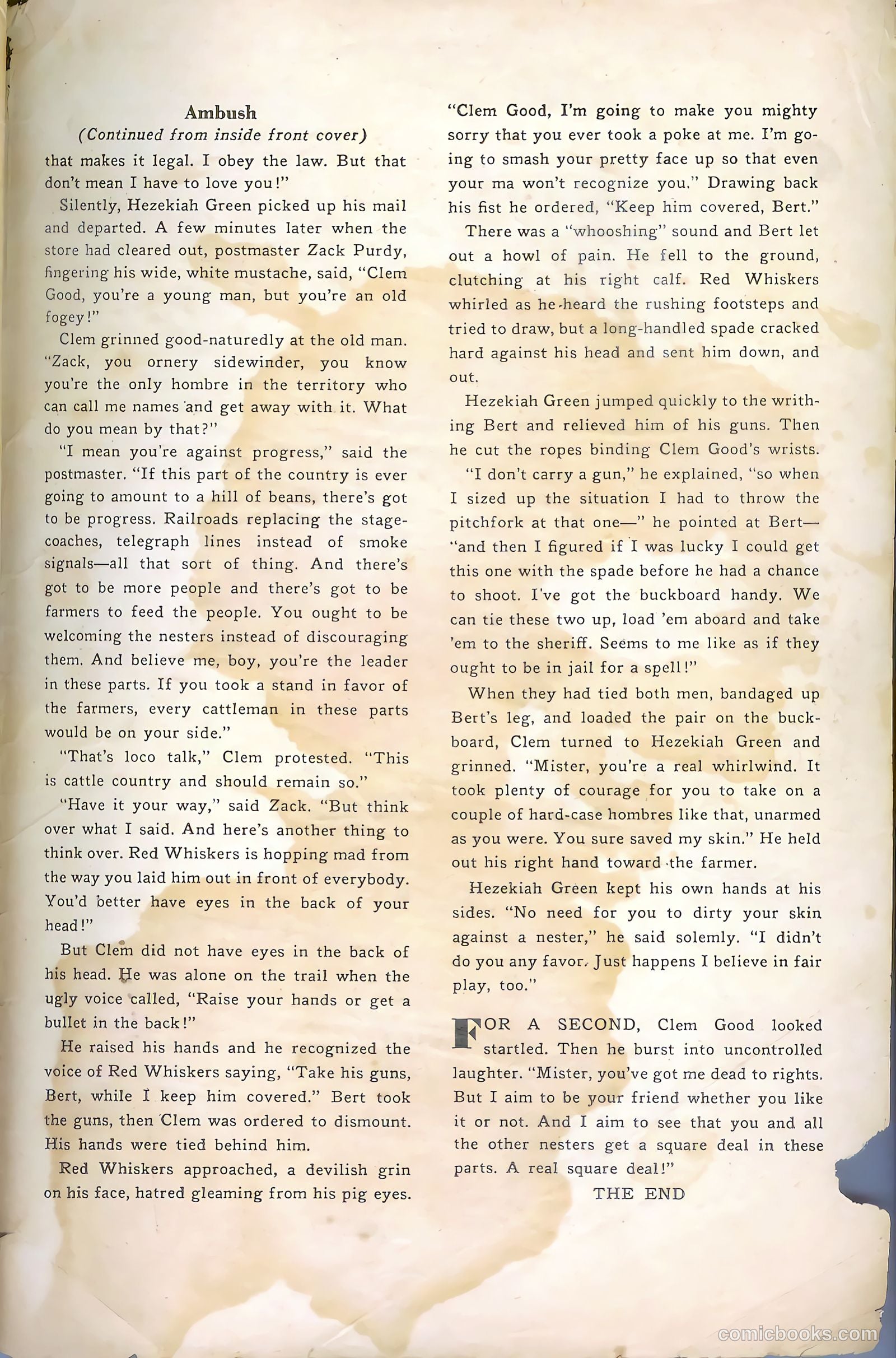Lash LaRue Western #43 — page 35 of 36