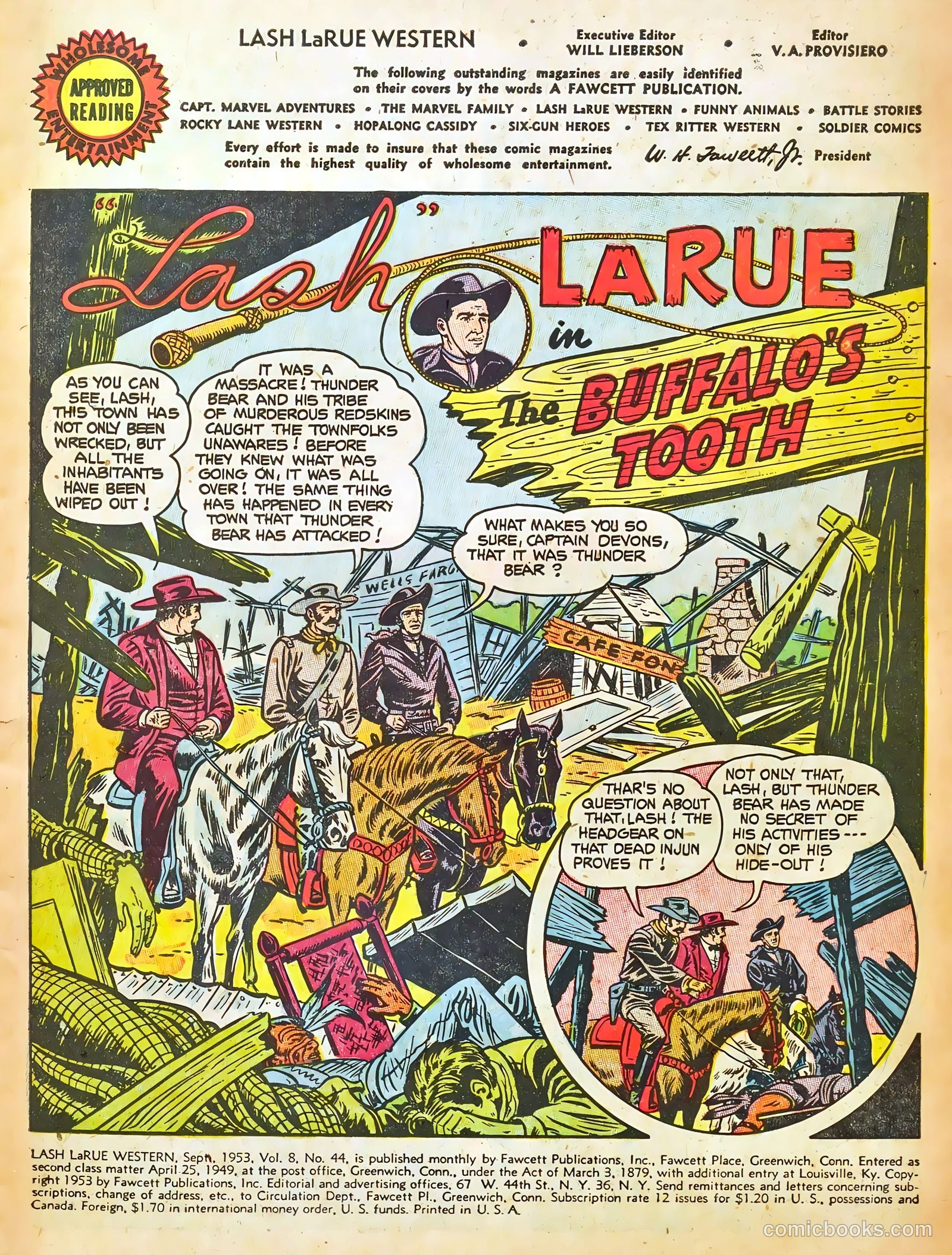 Lash LaRue Western #44 — page 3 of 36