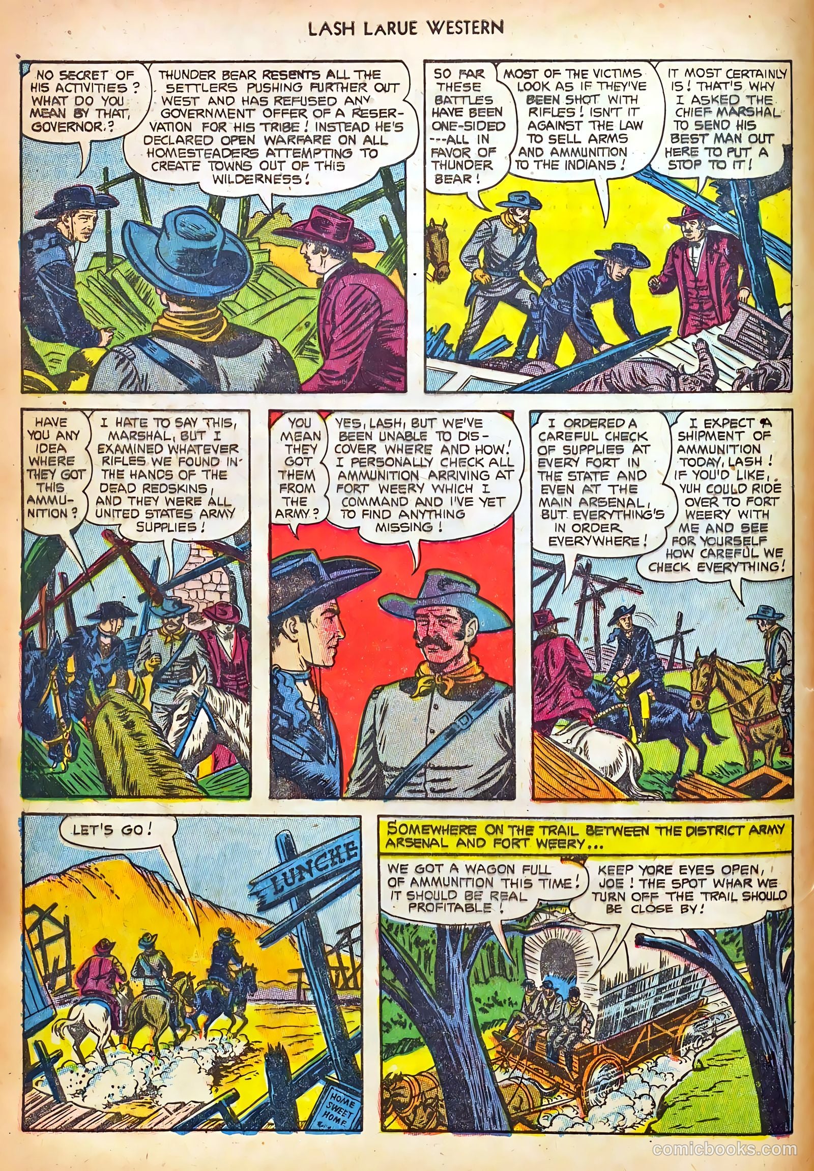 Lash LaRue Western #44 — page 4 of 36