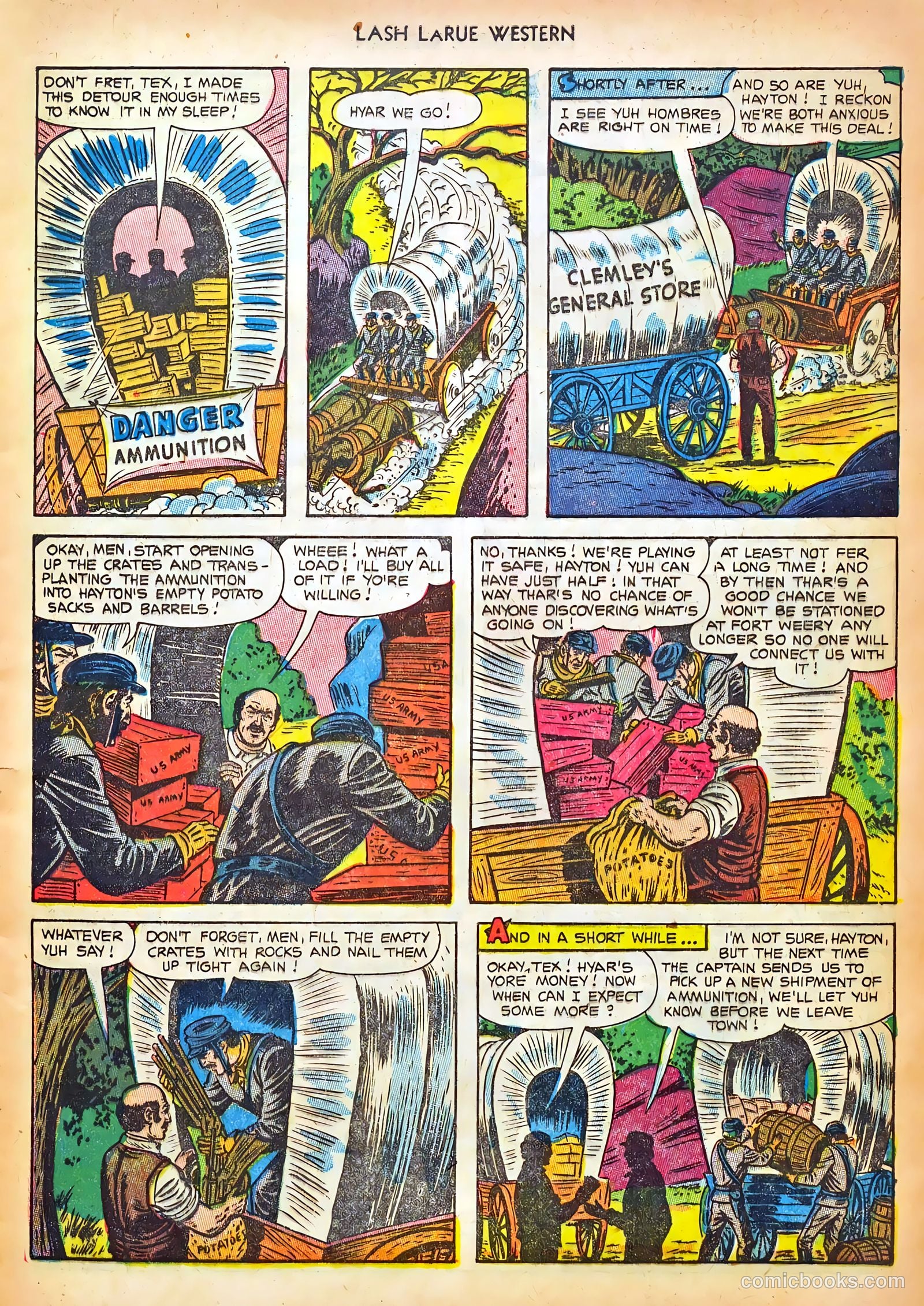 Lash LaRue Western #44 — page 5 of 36