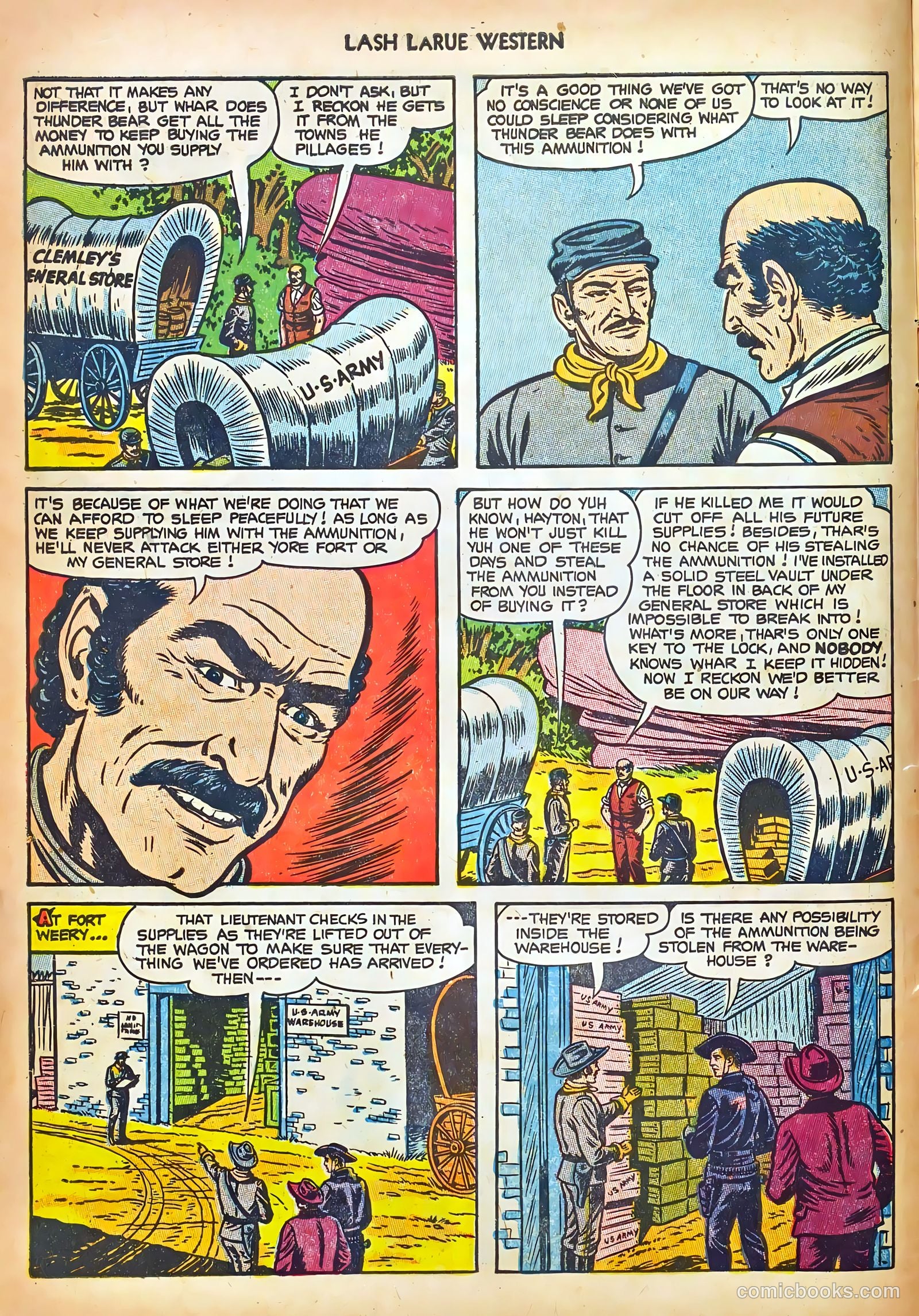 Lash LaRue Western #44 — page 6 of 36