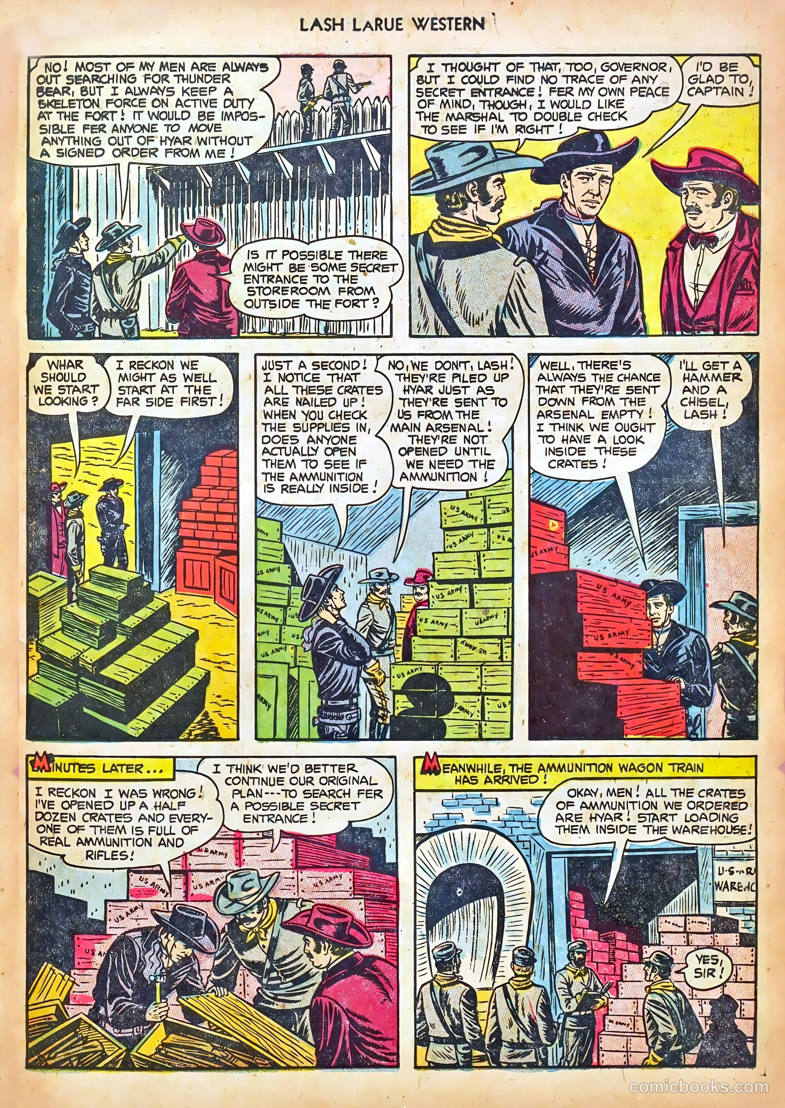 Lash LaRue Western #44 — page 7 of 36