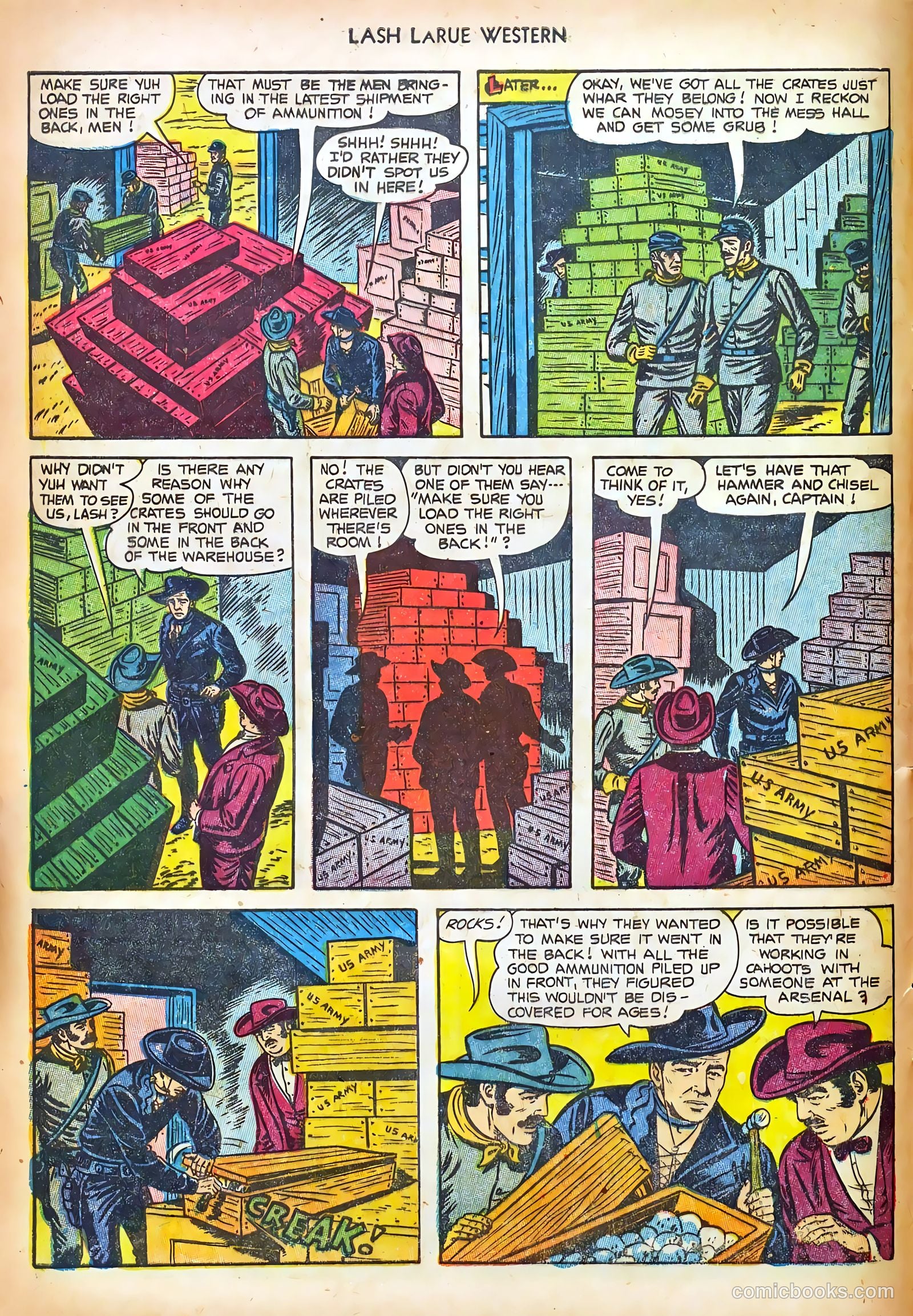 Lash LaRue Western #44 — page 8 of 36