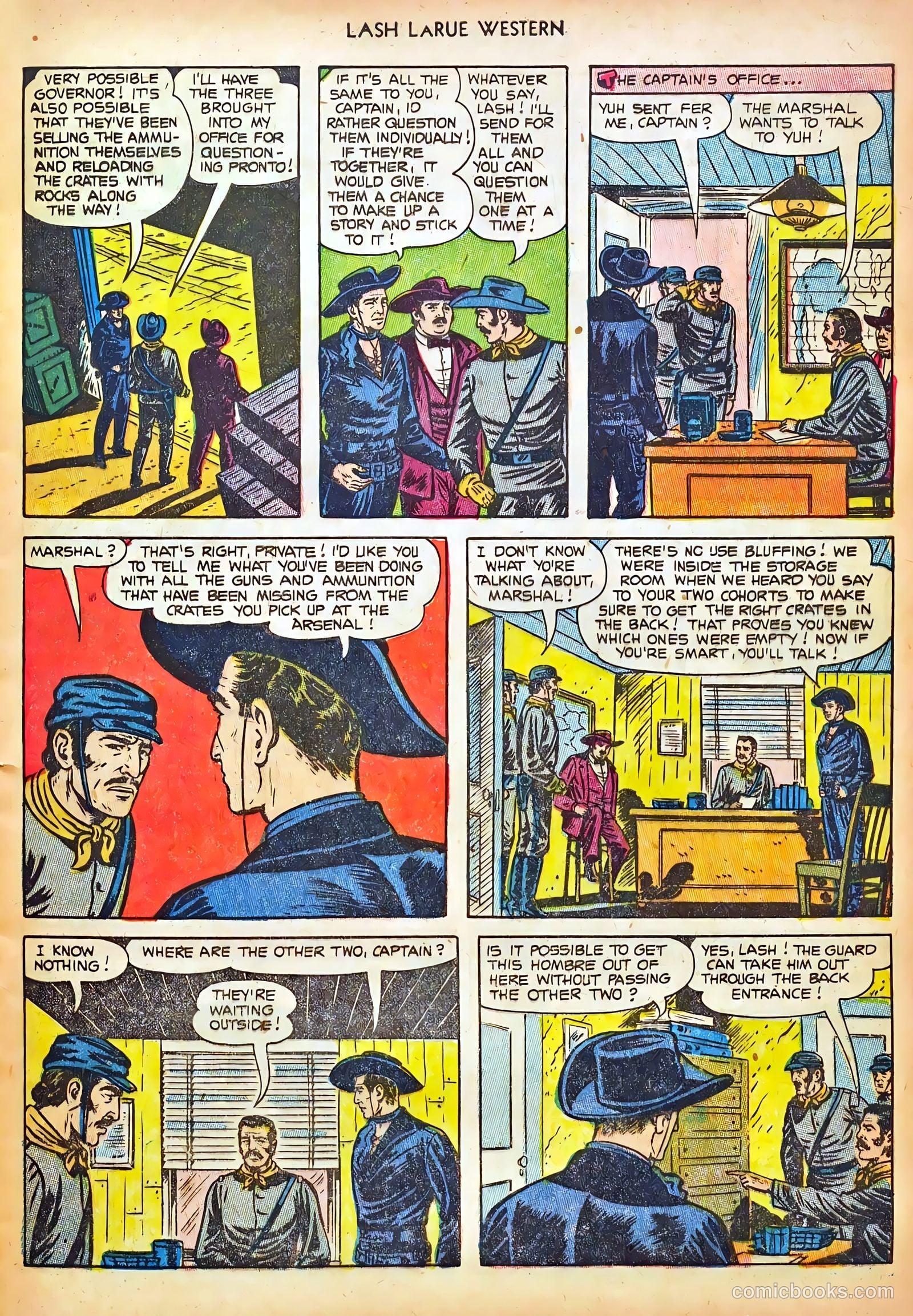 Lash LaRue Western #44 — page 9 of 36