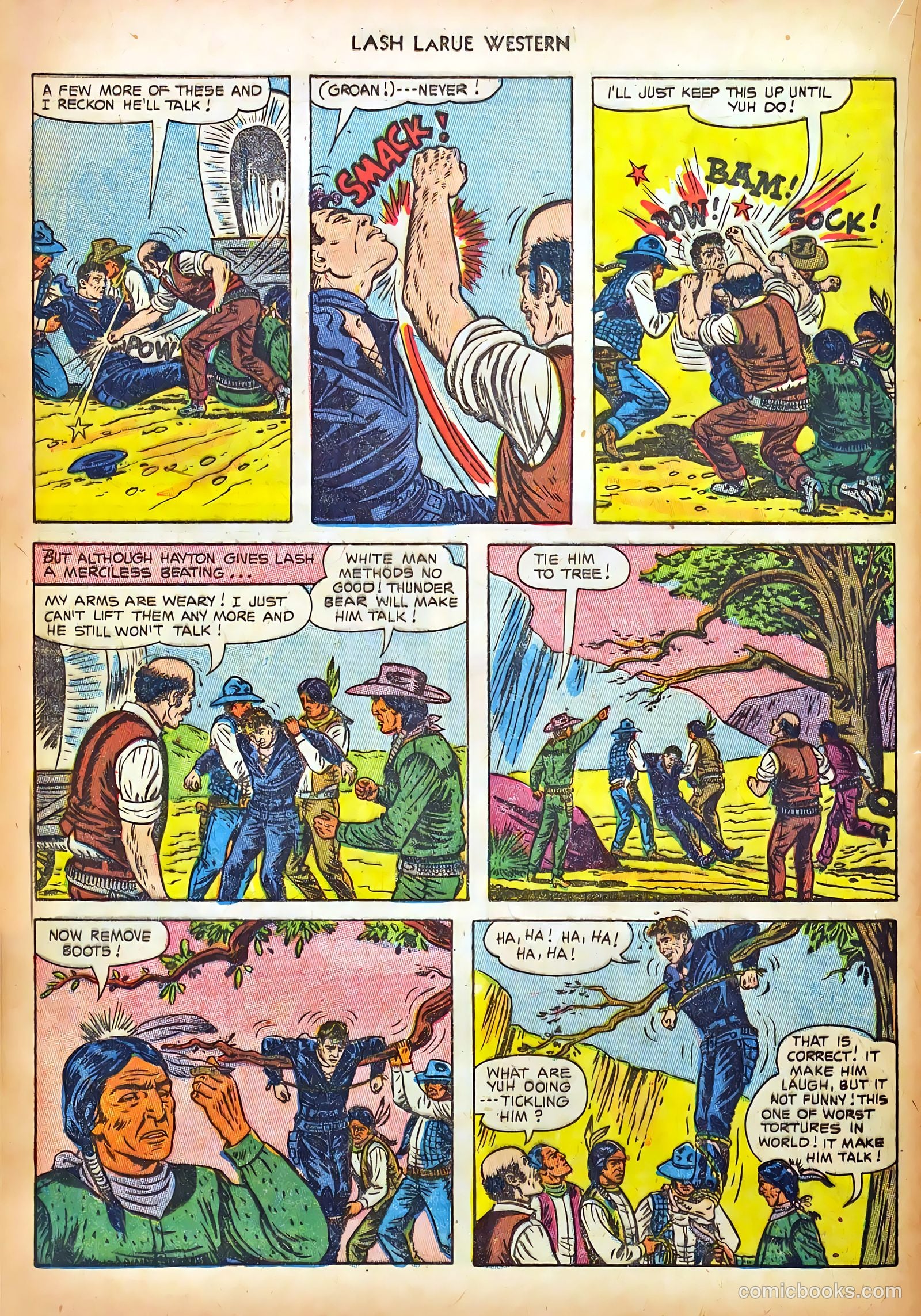 Lash LaRue Western #44 — page 16 of 36