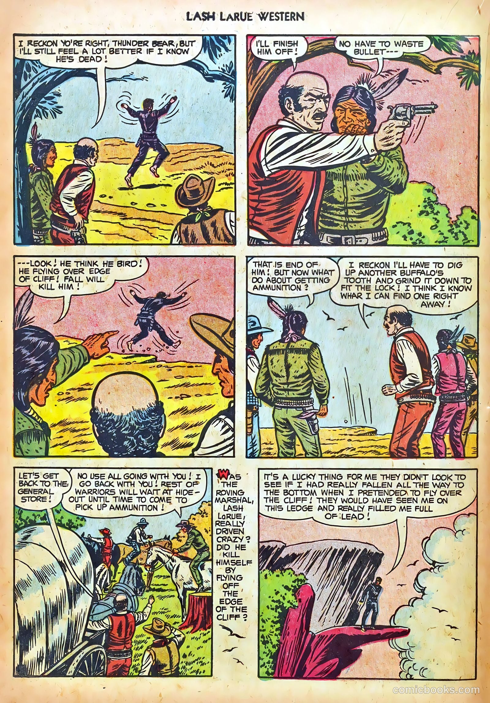 Lash LaRue Western #44 — page 18 of 36