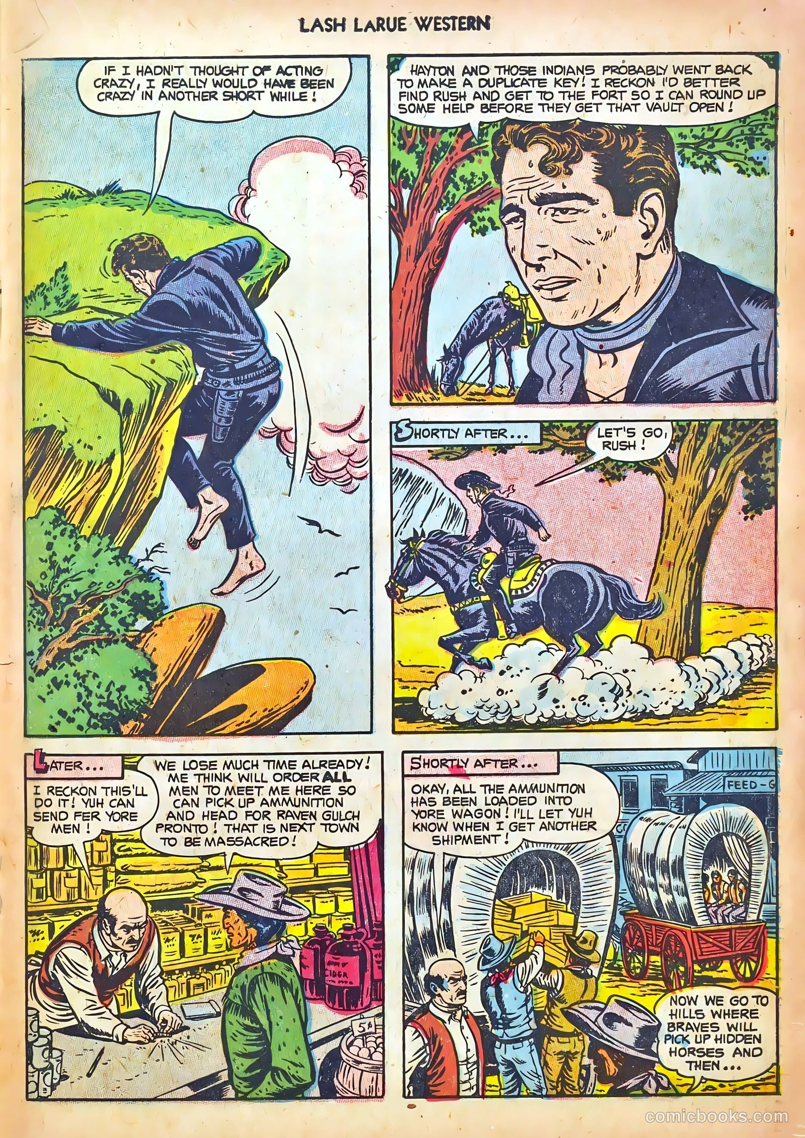 Lash LaRue Western #44 — page 19 of 36