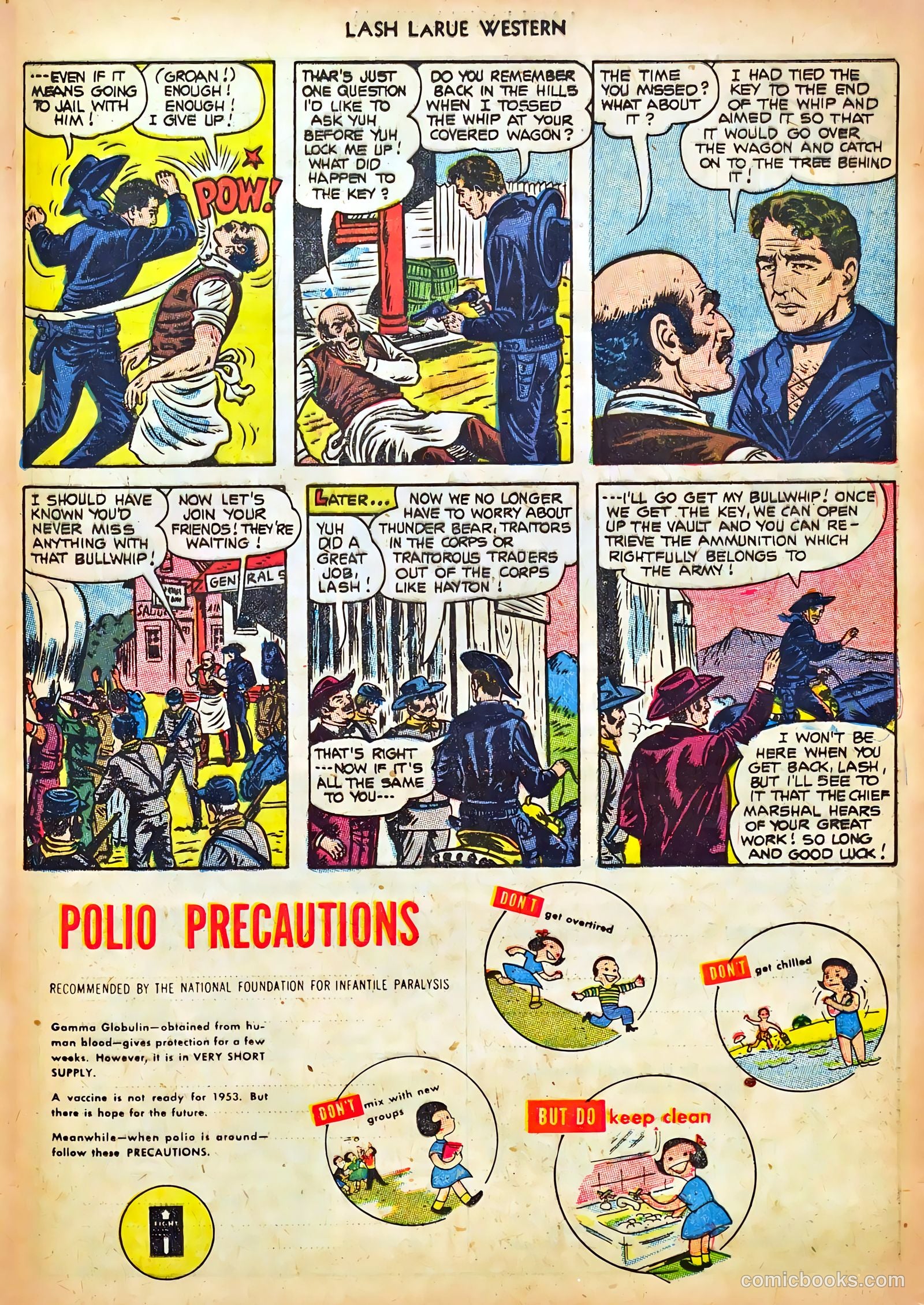 Lash LaRue Western #44 — page 21 of 36