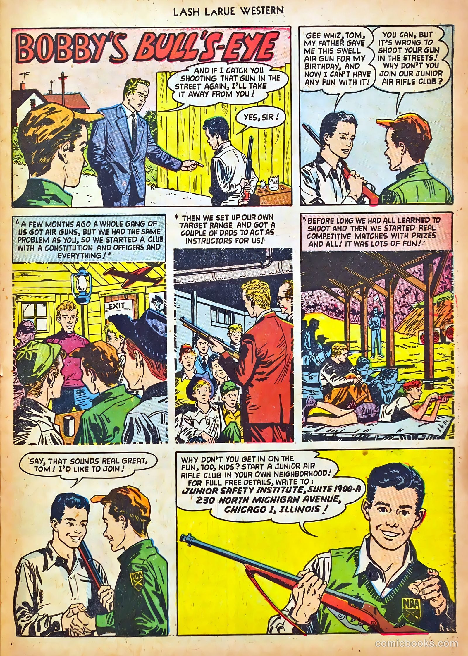Lash LaRue Western #44 — page 23 of 36