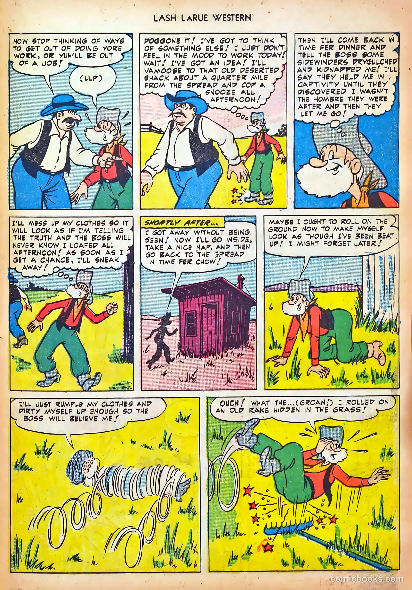 Lash LaRue Western #44 — page 25 of 36