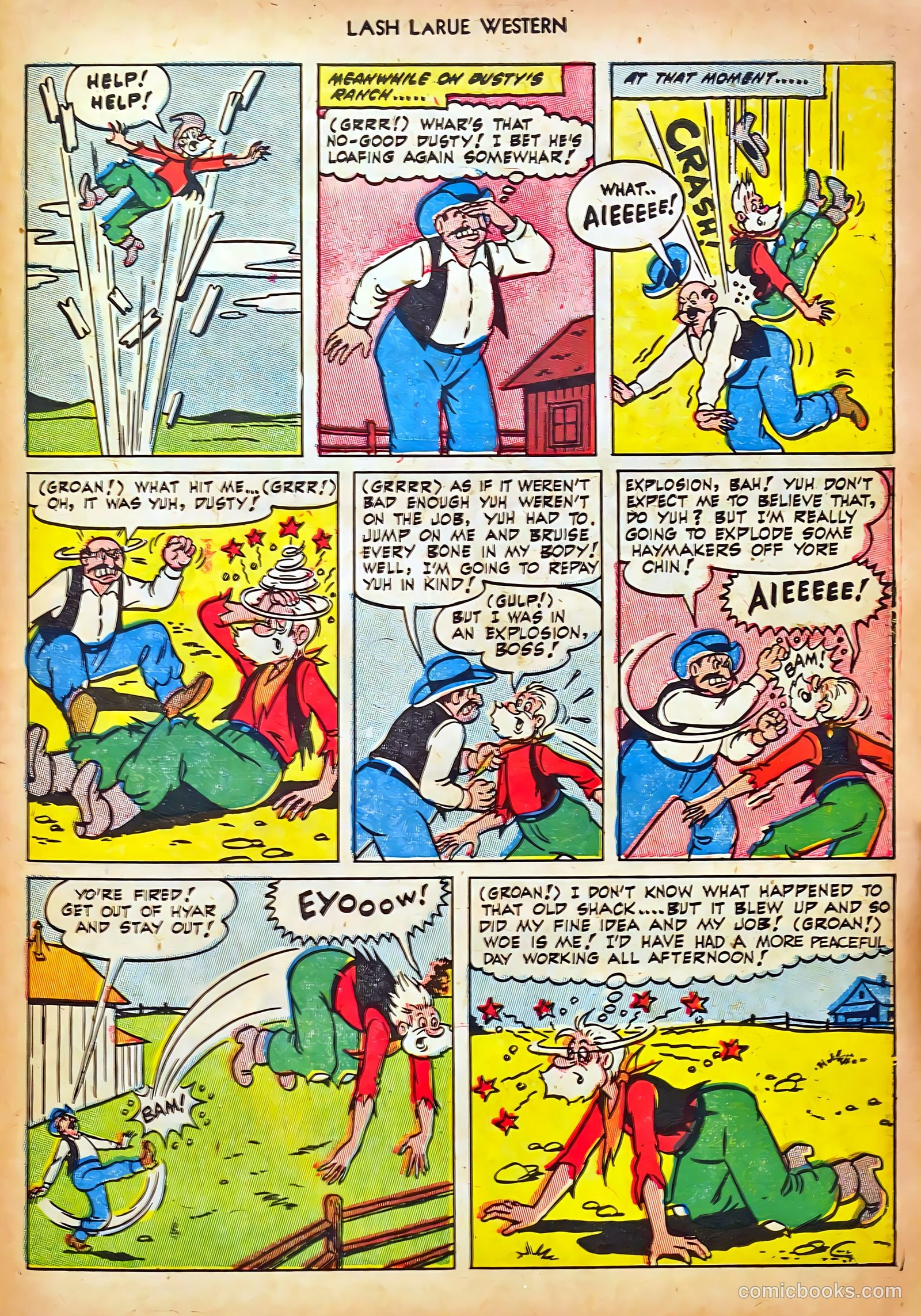 Lash LaRue Western #44 — page 27 of 36