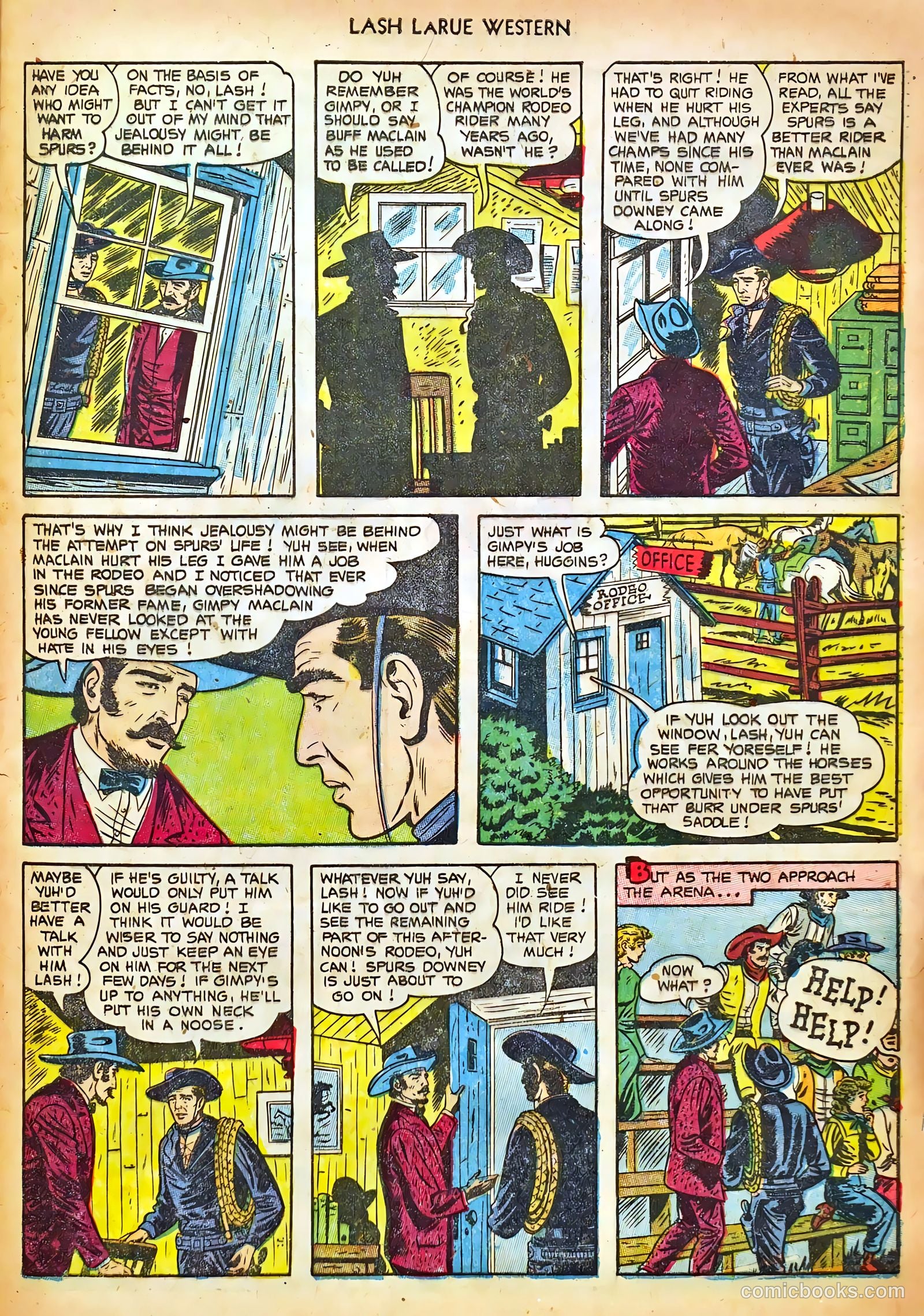 Lash LaRue Western #44 — page 29 of 36