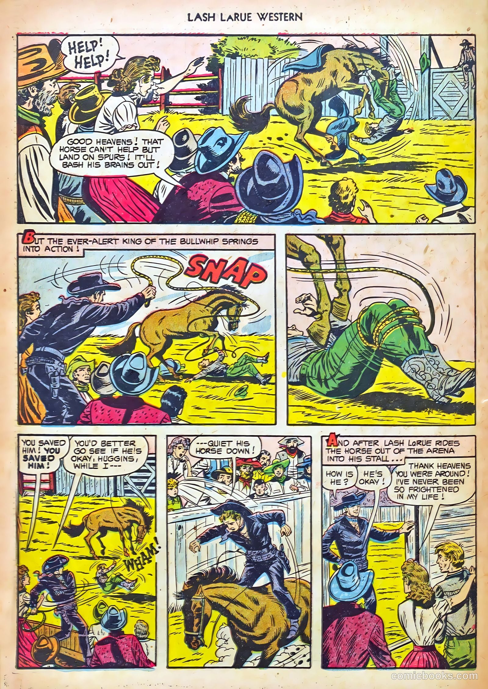Lash LaRue Western #44 — page 30 of 36