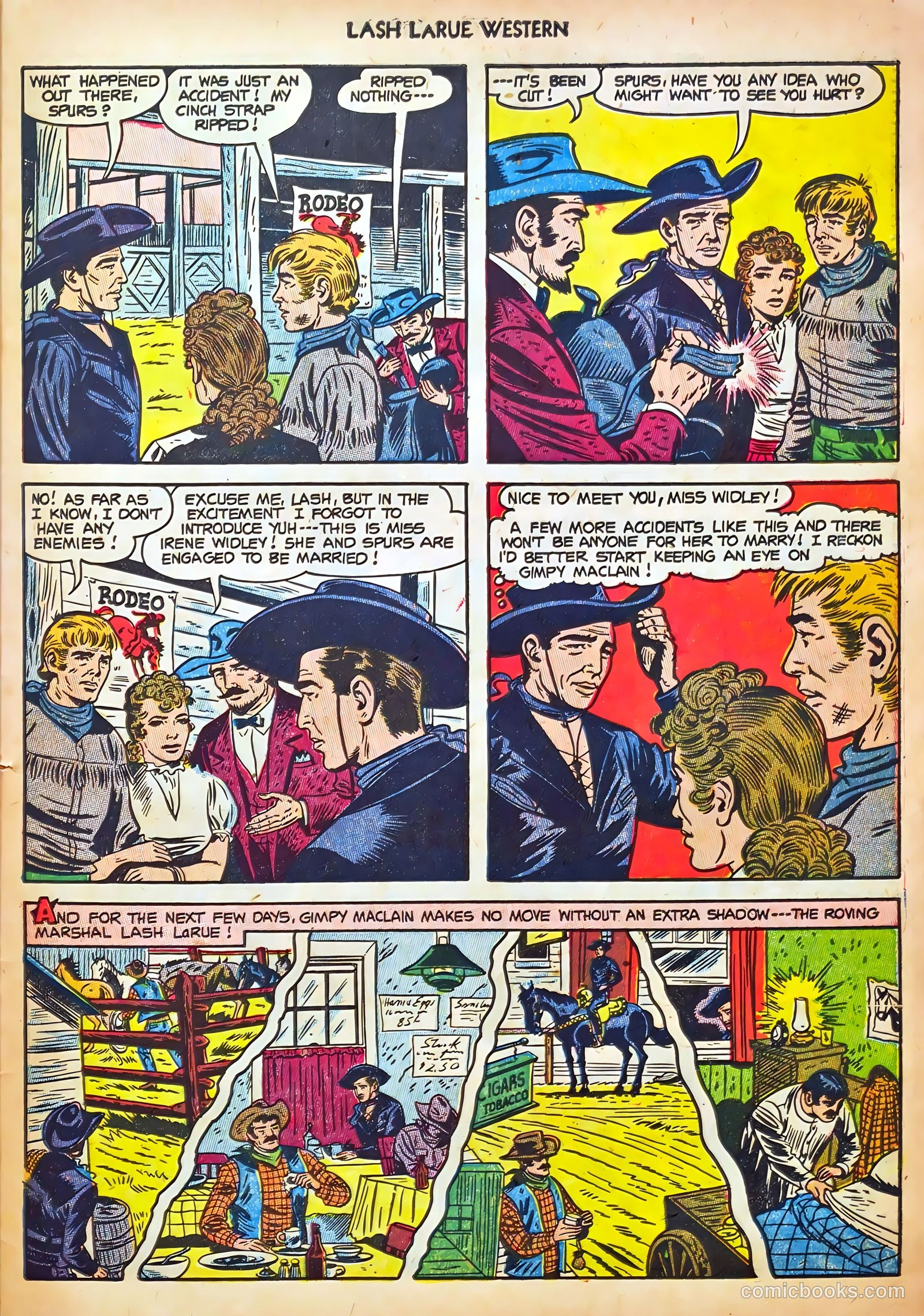 Lash LaRue Western #44 — page 31 of 36