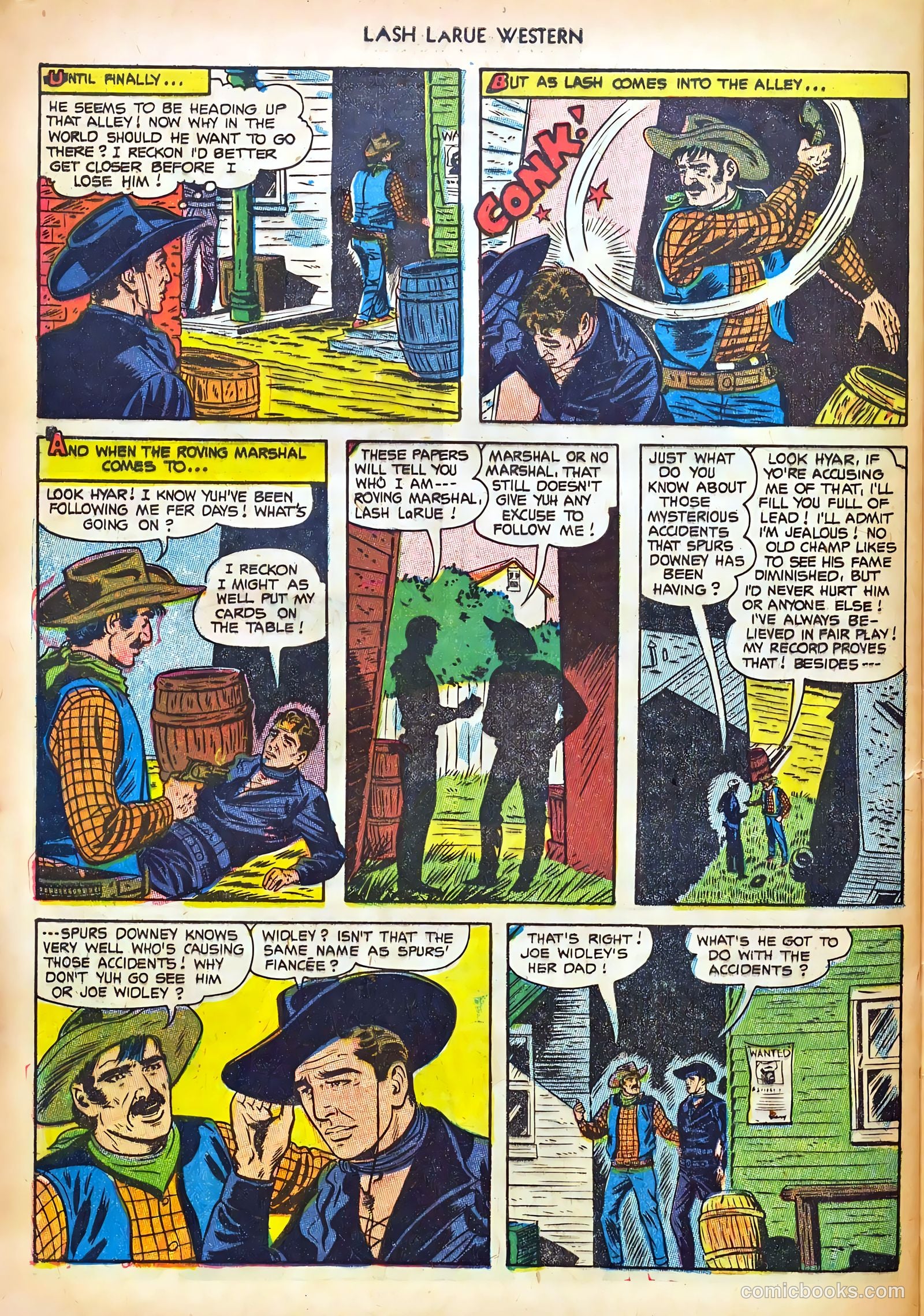 Lash LaRue Western #44 — page 32 of 36