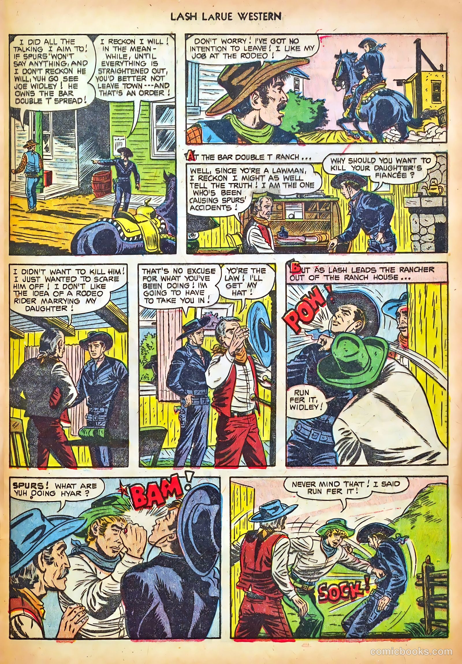 Lash LaRue Western #44 — page 33 of 36