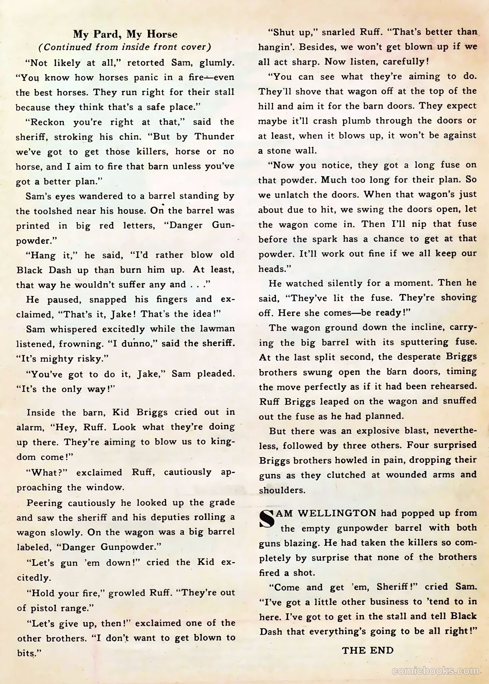Lash LaRue Western #44 — page 35 of 36
