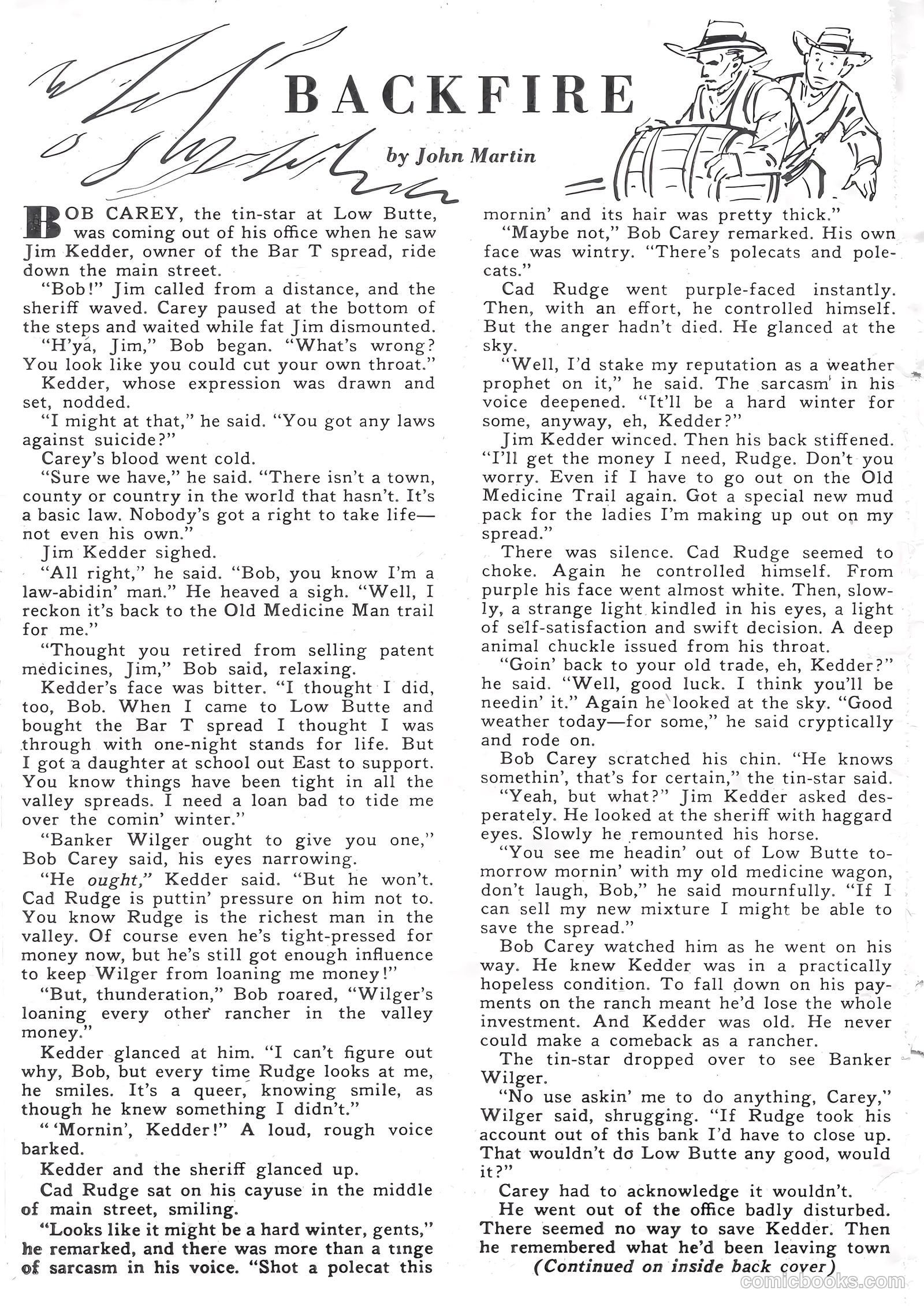 Lash LaRue Western #45 — page 2 of 36
