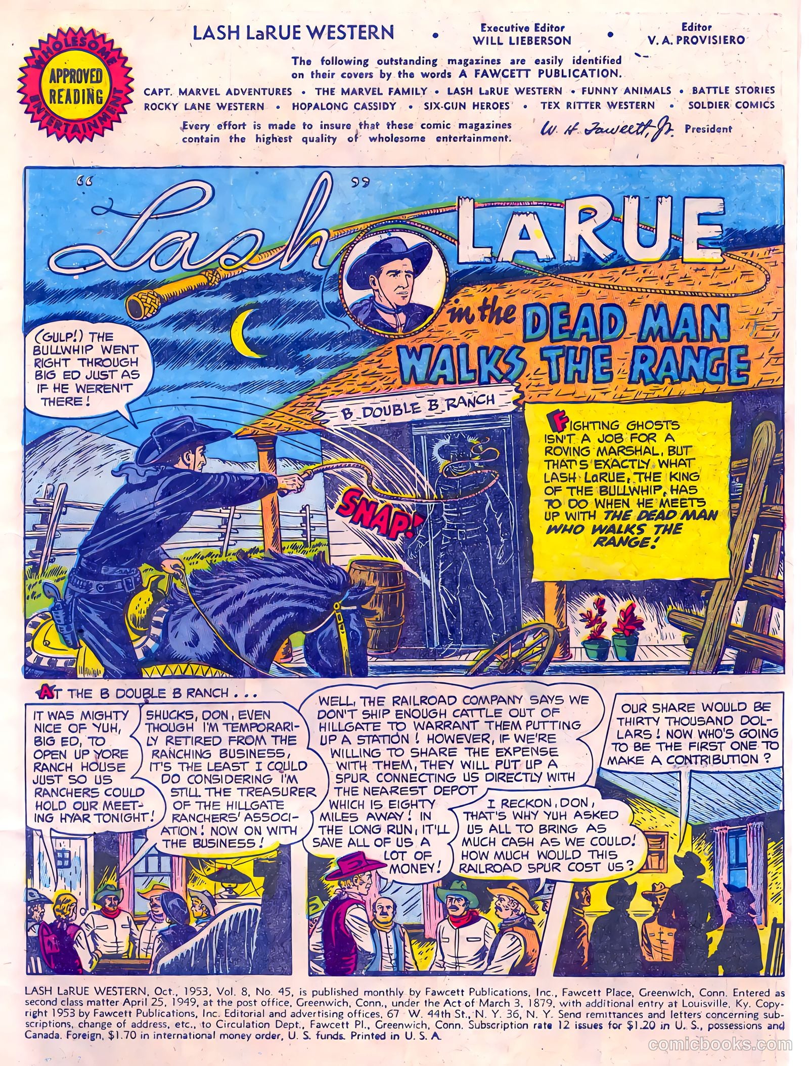 Lash LaRue Western #45 — page 3 of 36