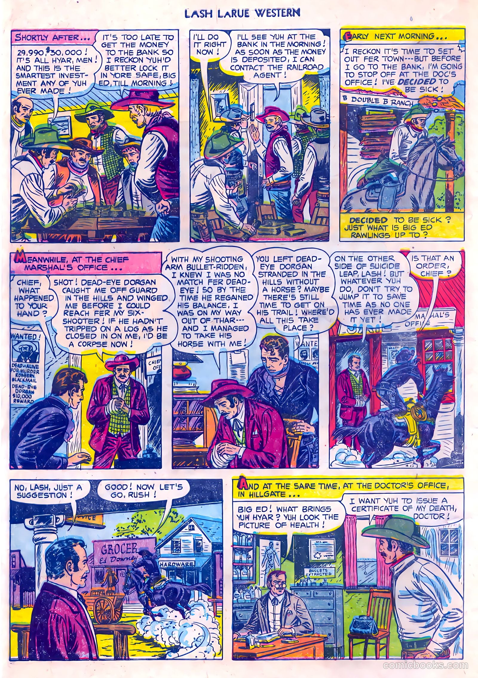 Lash LaRue Western #45 — page 4 of 36