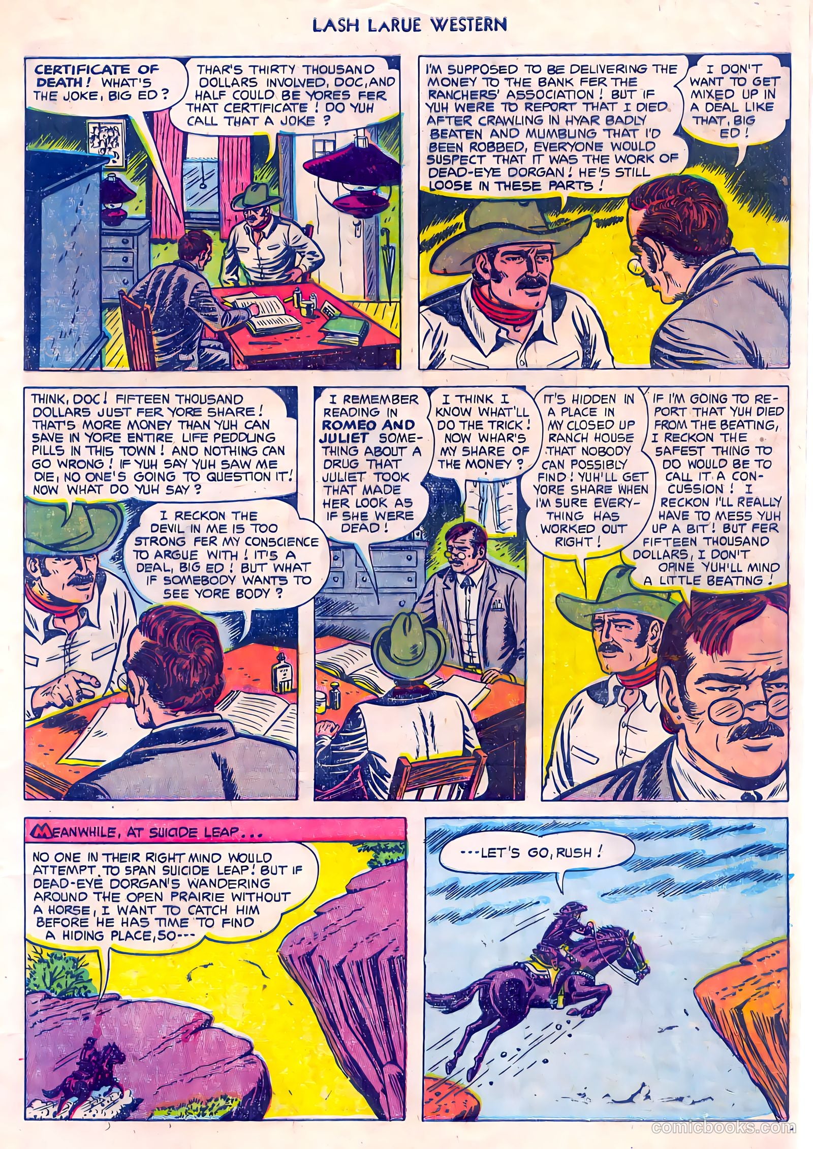 Lash LaRue Western #45 — page 5 of 36