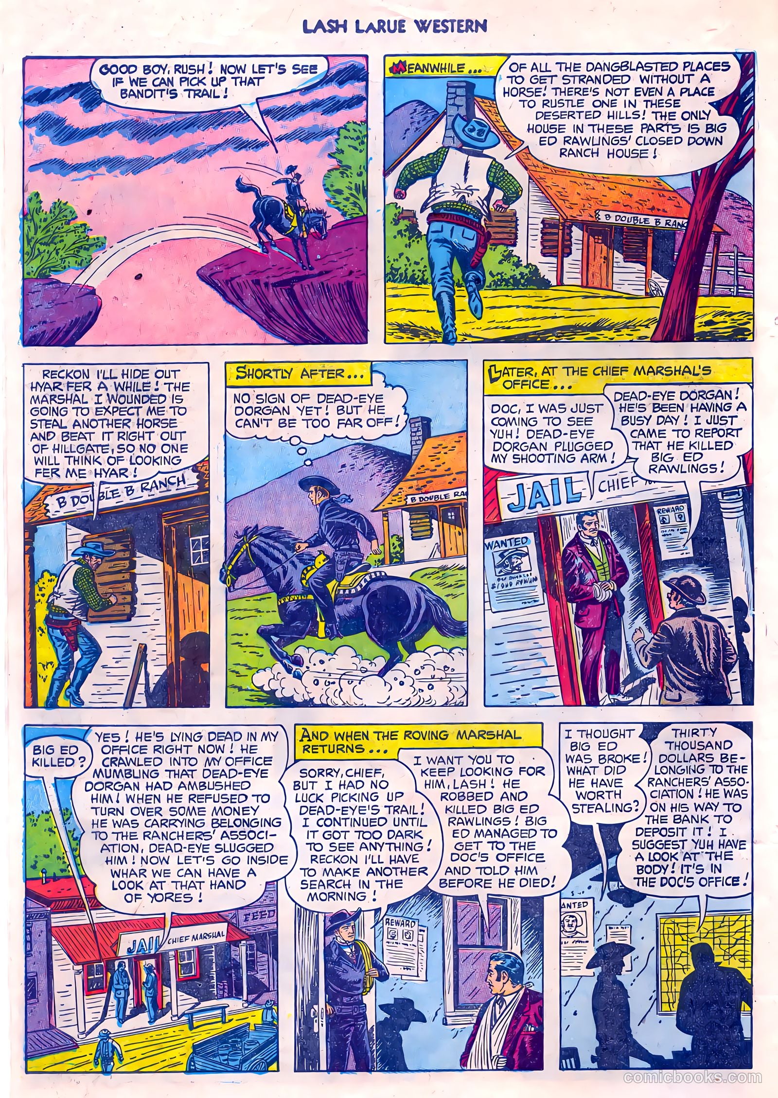Lash LaRue Western #45 — page 6 of 36