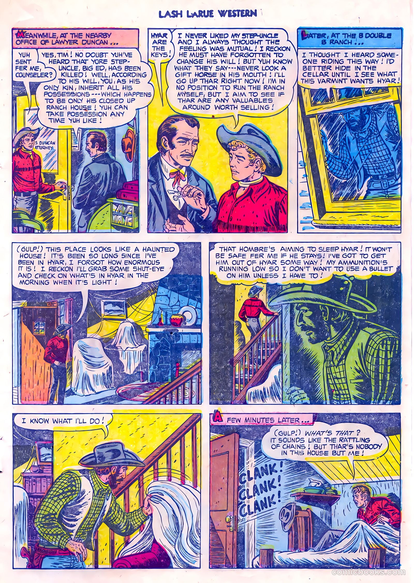 Lash LaRue Western #45 — page 7 of 36