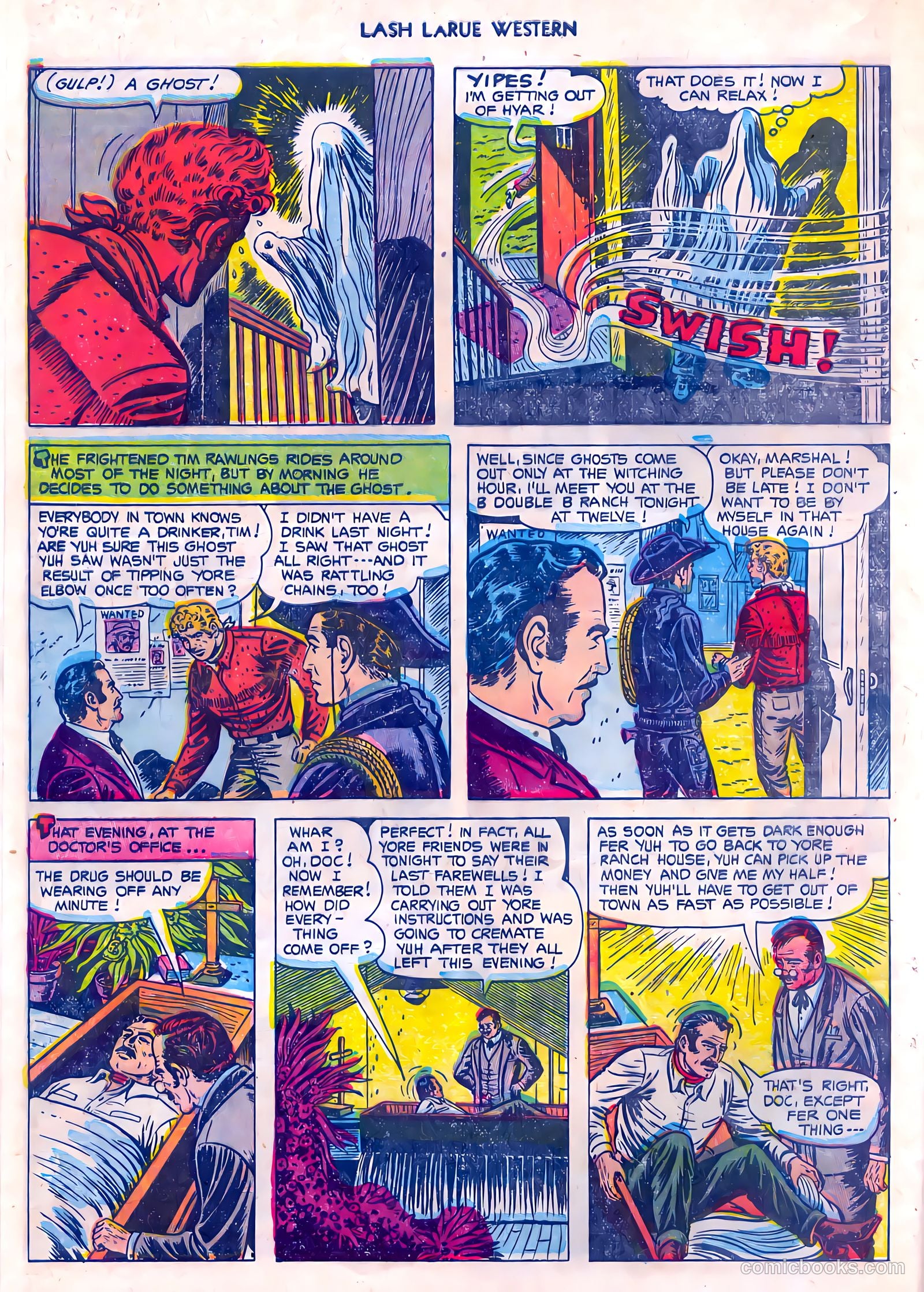 Lash LaRue Western #45 — page 8 of 36
