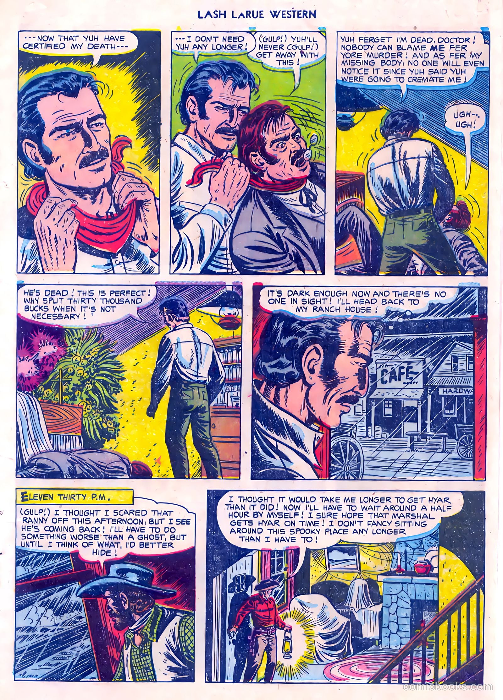 Lash LaRue Western #45 — page 9 of 36