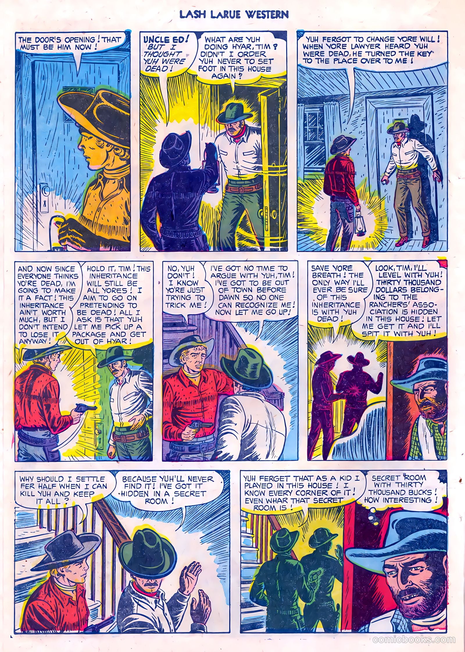 Lash LaRue Western #45 — page 10 of 36