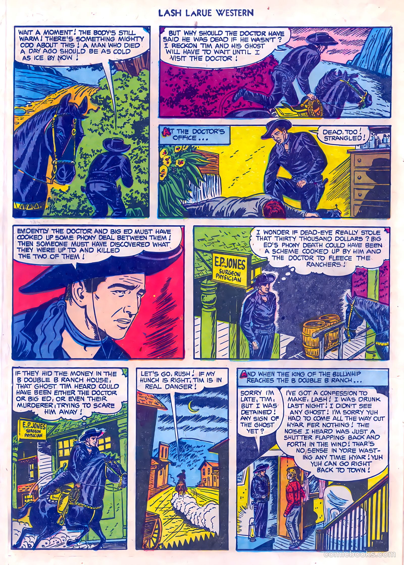 Lash LaRue Western #45 — page 14 of 36
