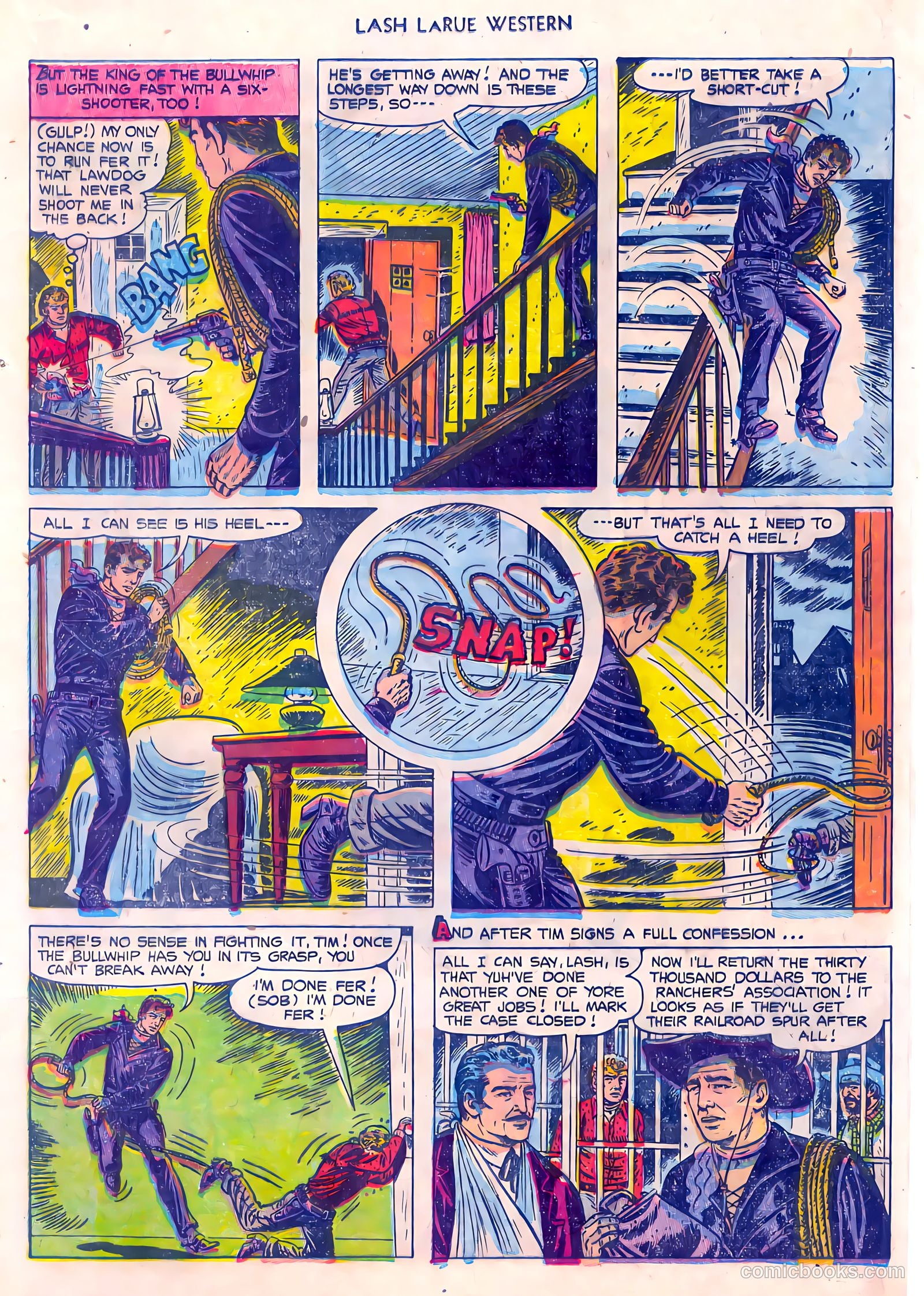 Lash LaRue Western #45 — page 17 of 36