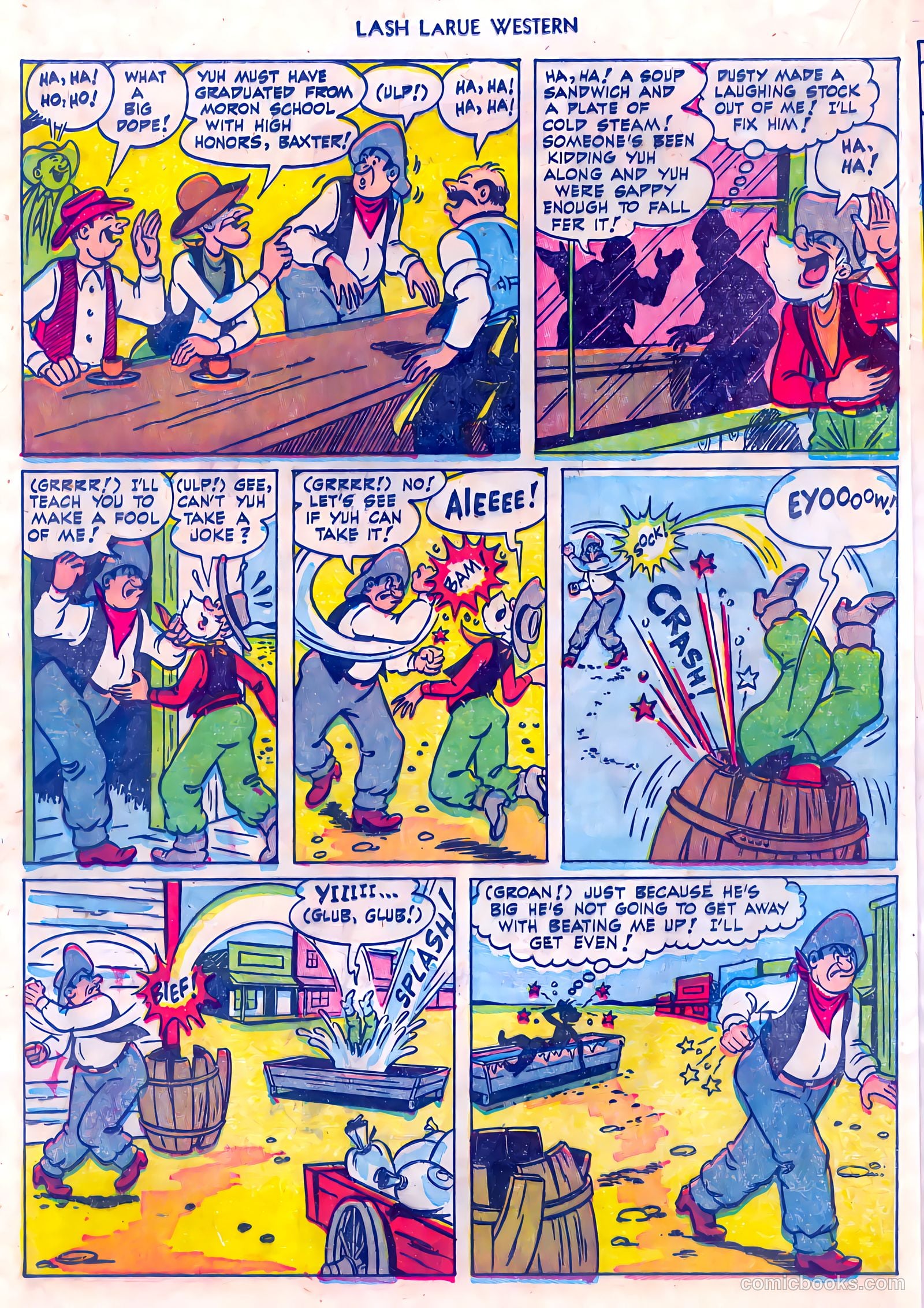 Lash LaRue Western #45 — page 20 of 36
